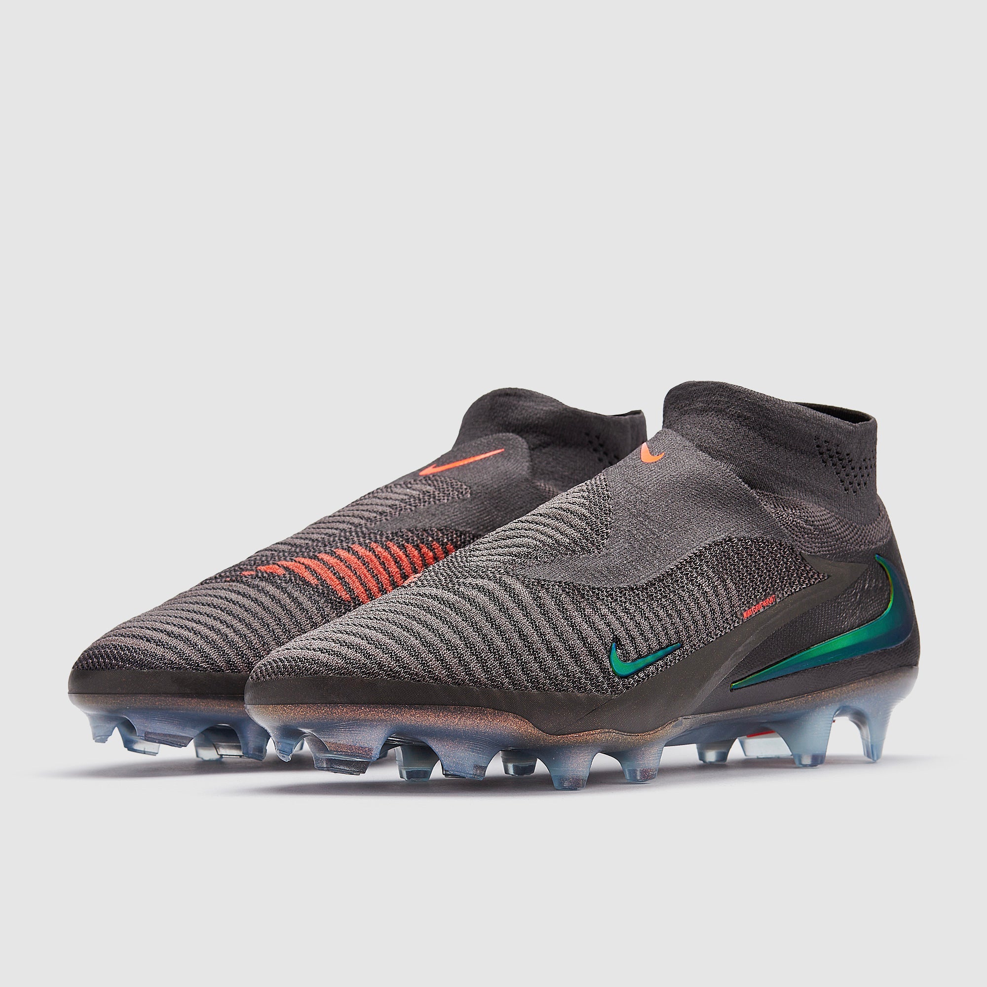 Nike Phantom 6 High Elite FG Football Boots Med Ash/Gold Amber/Black