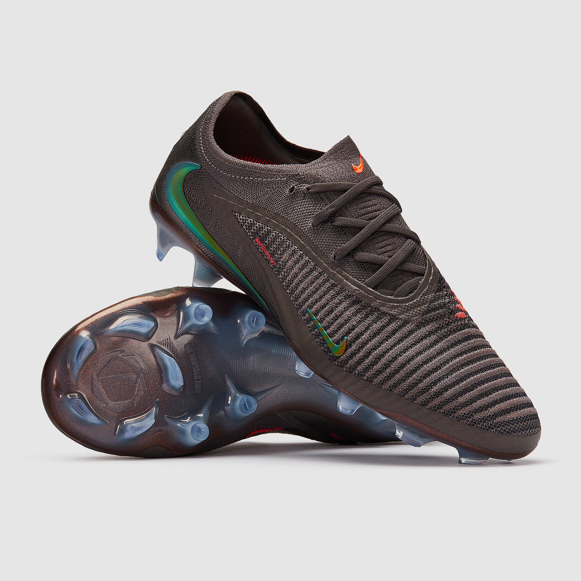 Nike Phantom 6 Low Elite FG Football Boots Med Ash/Gold Amber/Black
