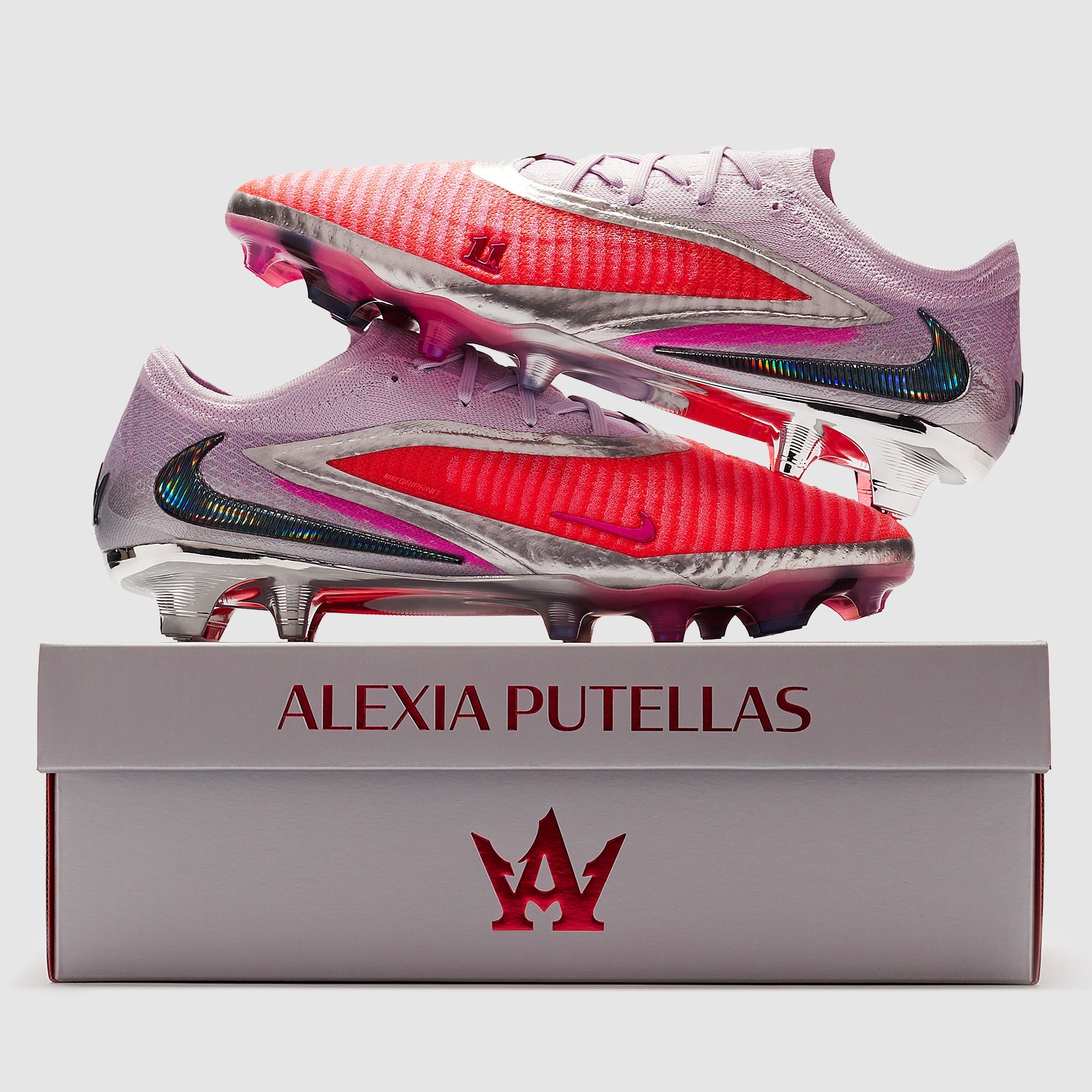 Nike Phantom 6 Low Elite x Alexia Putellas FG Football Boots Bright Crimson/Black