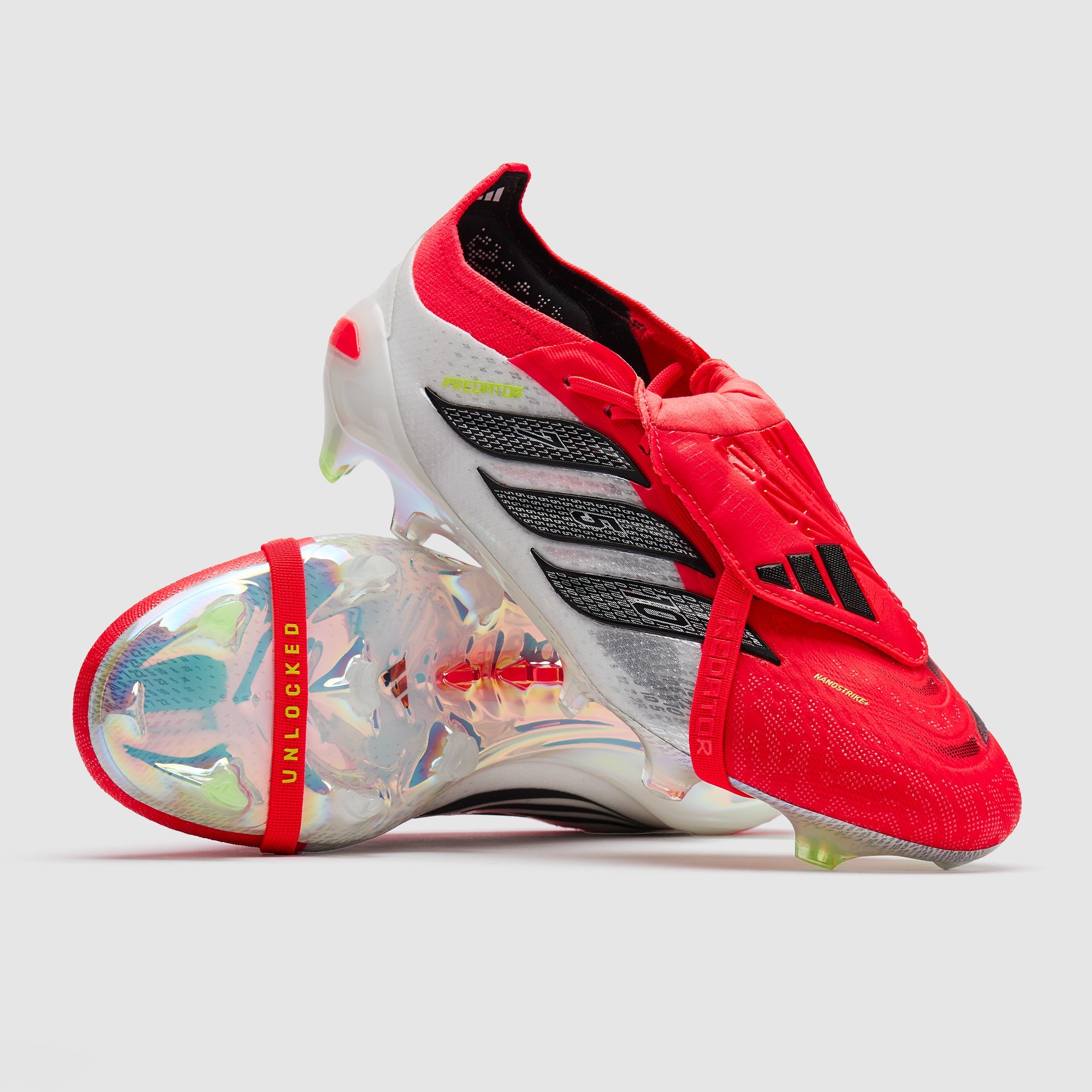 Adidas Predator Elite Tongue x Unlocked FG Football Boots Lucid Red/Core Black/Ftwr White