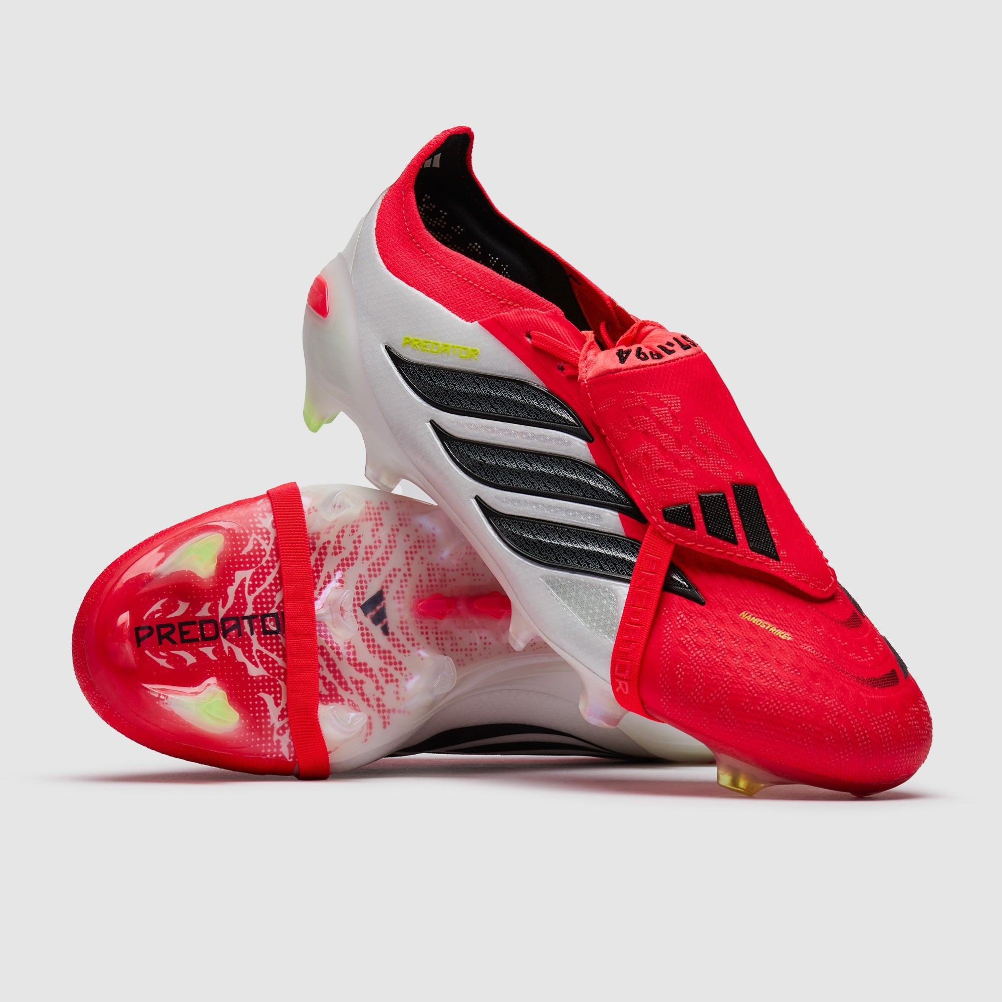 Adidas Predator Elite Tongue FG Football Boots Lucid Red/Core Black/Ftwr White