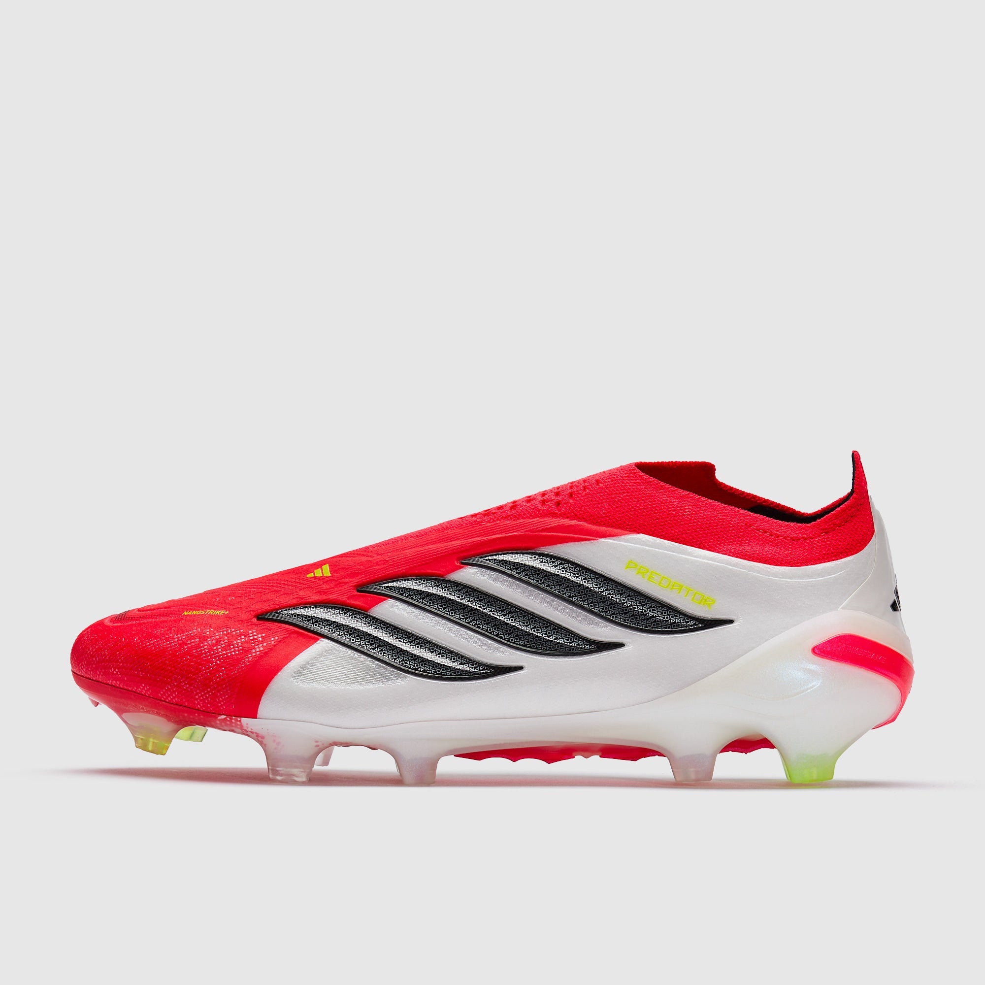 Adidas Predator Elite Laceless FG Football Boots Lucid Red/Core Black/Ftwr White