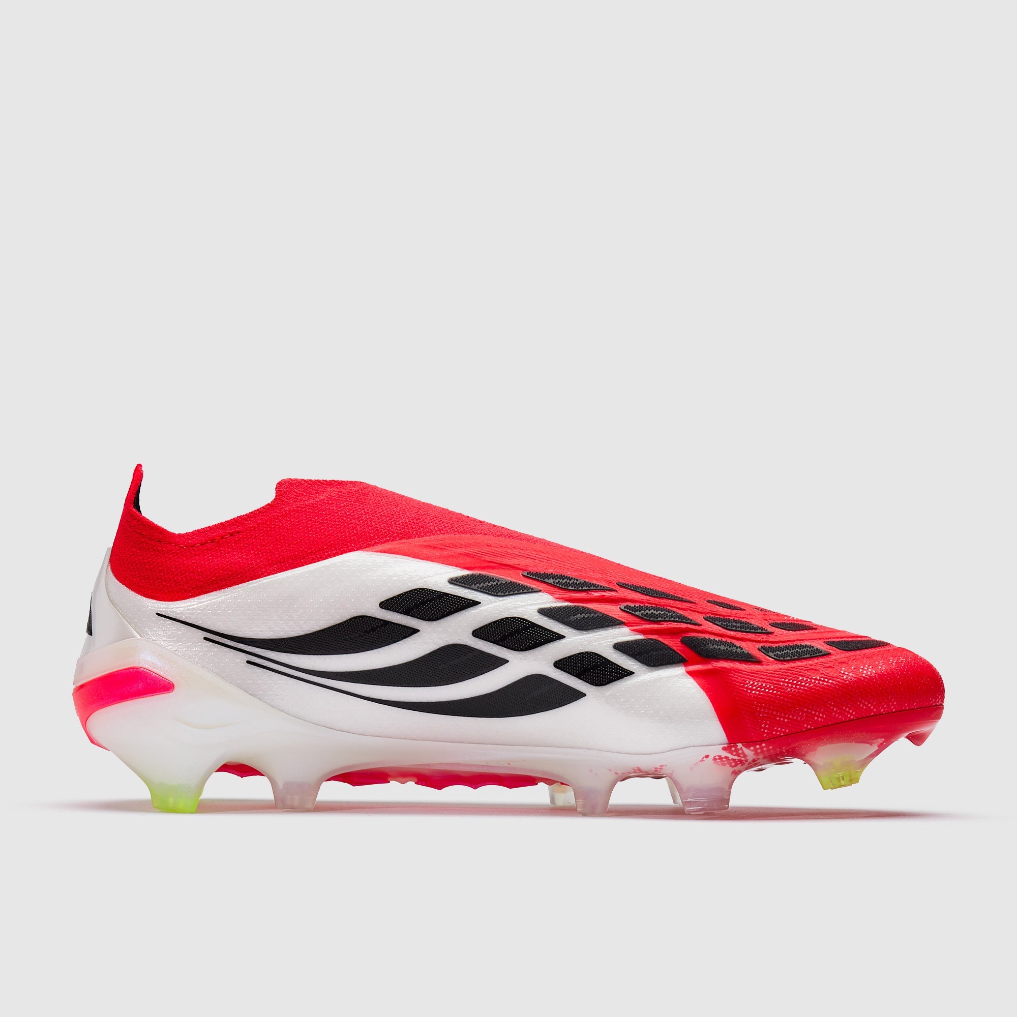 Adidas Predator Elite Laceless FG Football Boots Lucid Red/Core Black/Ftwr White