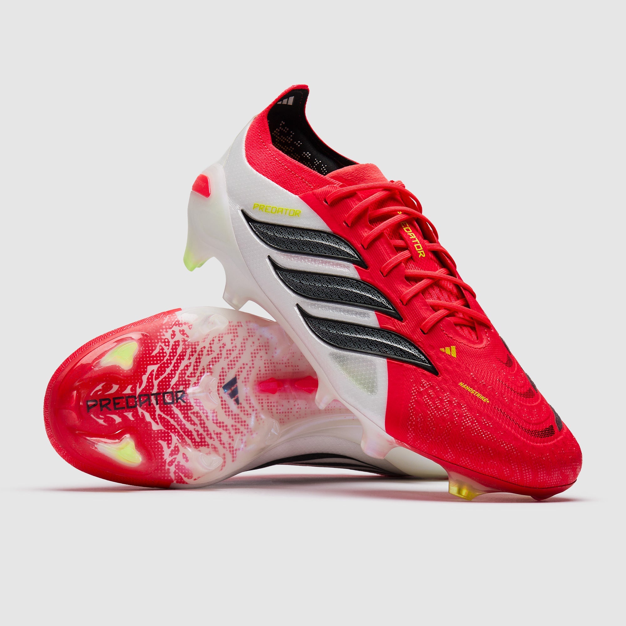 Adidas Predator Elite Tongue FG Football Boots Lucid Red/Core Black/Ftwr White