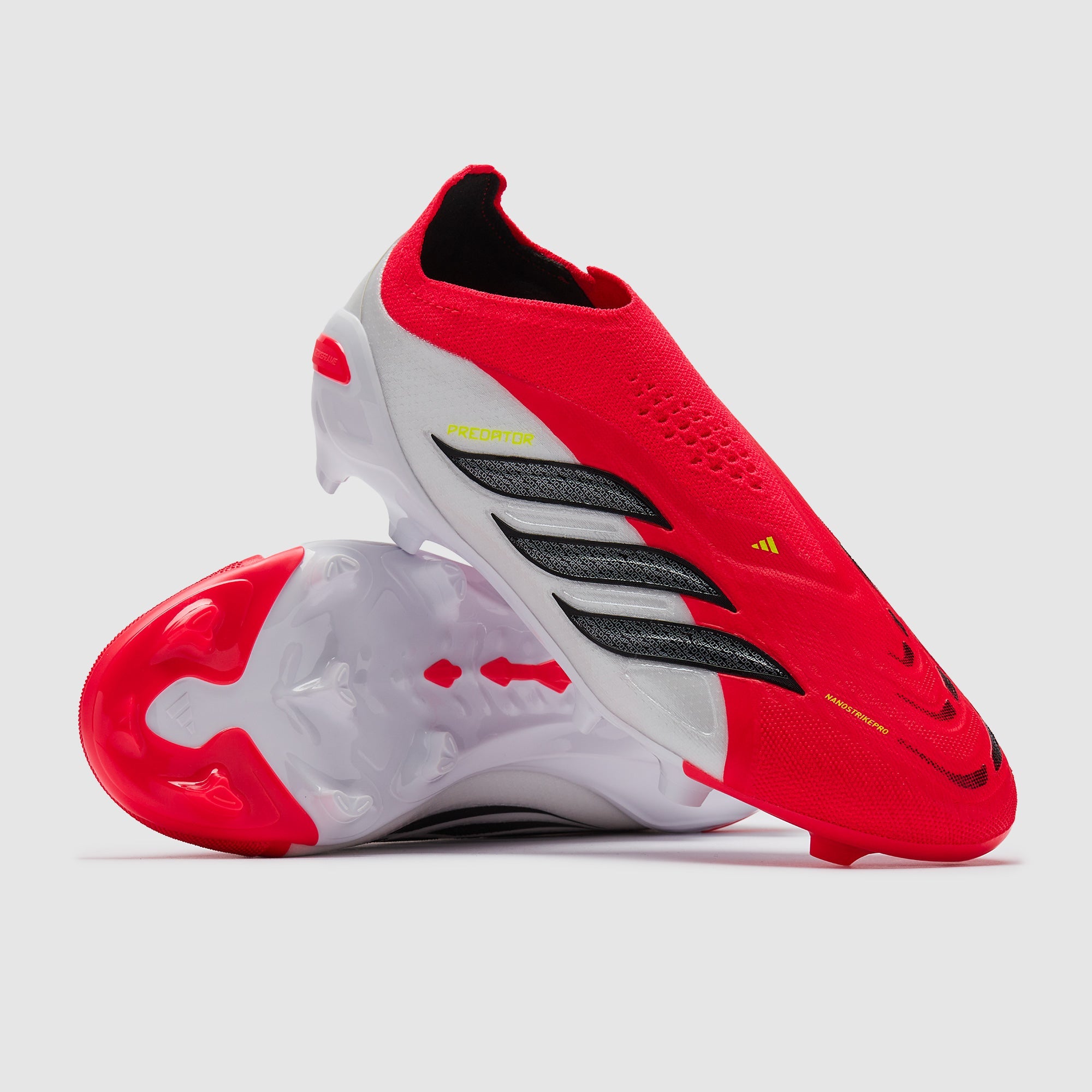 Adidas Kids Predator Elite Laceless FG Football Boots Lucid Red/Core Black/Ftwr White