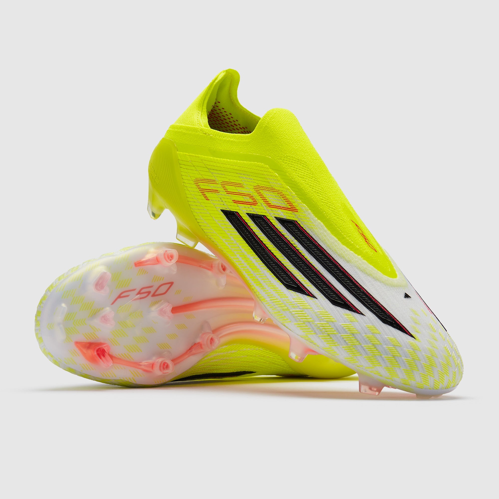 Adidas F50 Elite Laceless FG Football Boots Team Solar Yellow/Core Black/Lucid Red