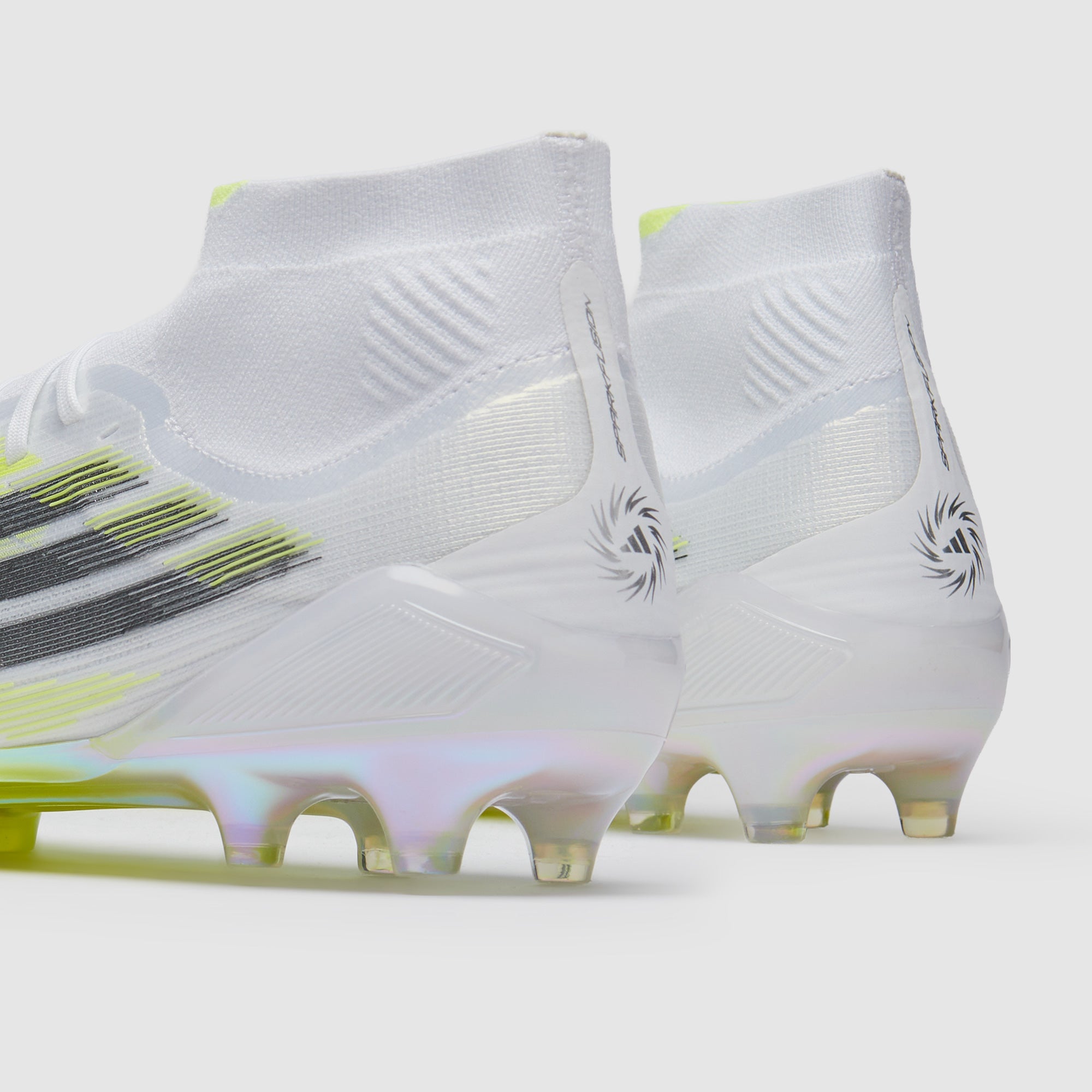 Adidas F50 Sparkfusion Elite FG/AG Football Boots Ftwr White/Iron Met./Hi-Res Yellow