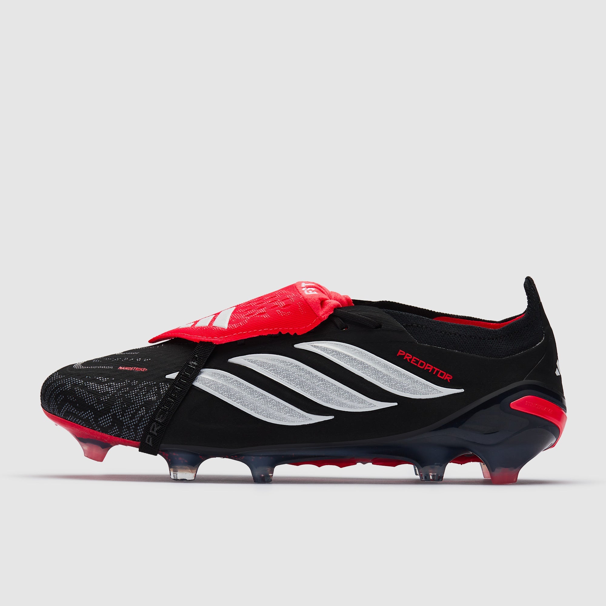 Adidas Predator Elite Tongue FG Football Boots Core Black/Ftwr White/Lucid Red