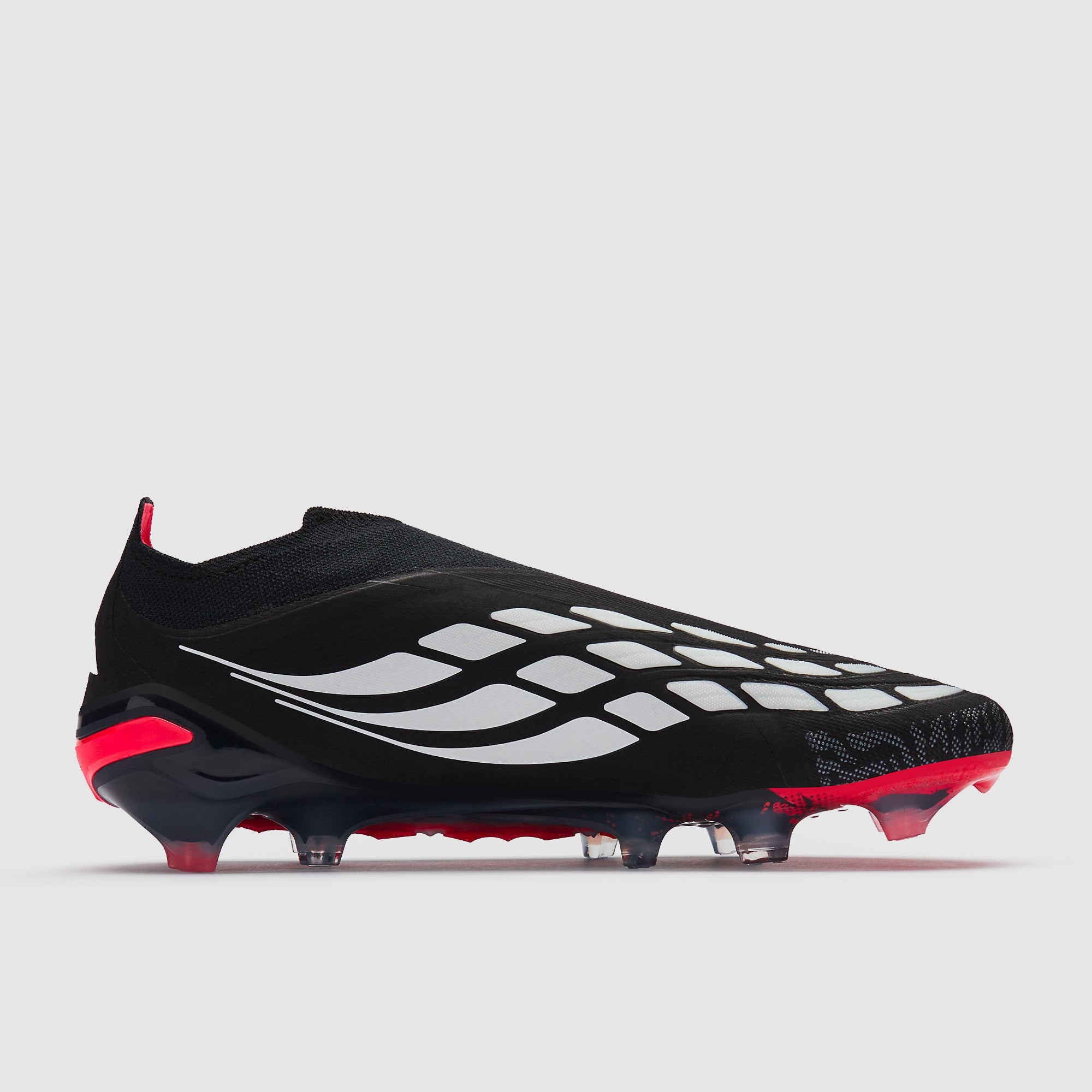 Adidas Predator Elite Laceless FG Football Boots Core Black/Ftwr White/Lucid Red