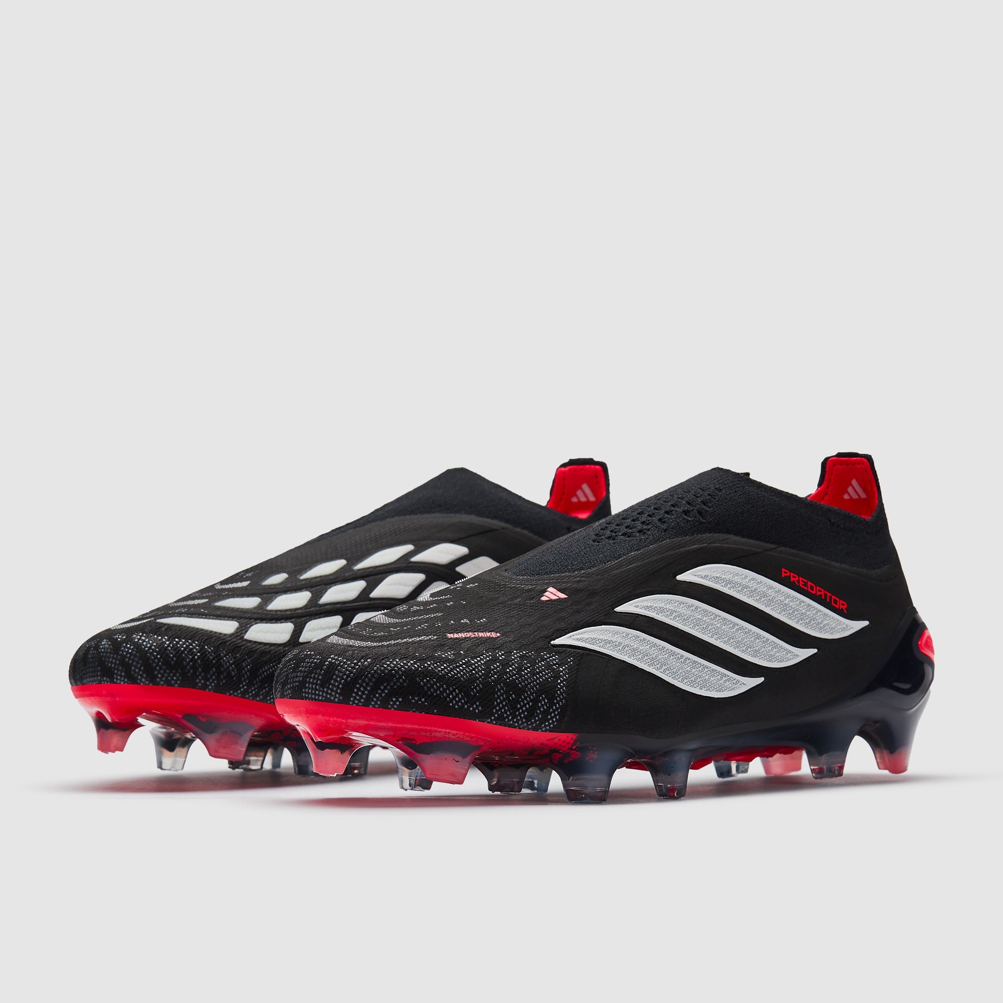 Adidas Predator Elite Laceless FG Football Boots Core Black/Ftwr White/Lucid Red