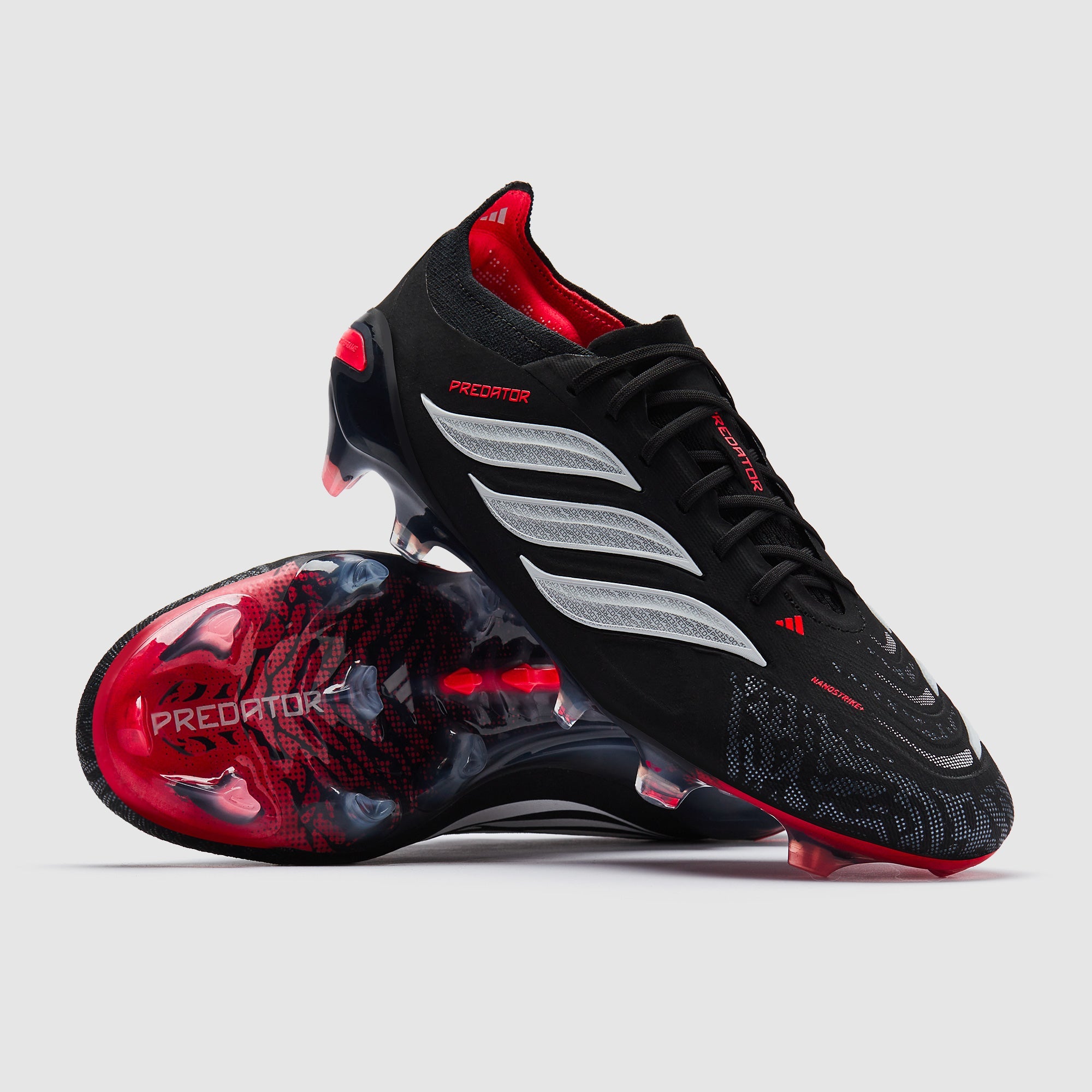 Adidas Predator Elite FG Football Boots Core Black/Ftwr White/Lucid Red