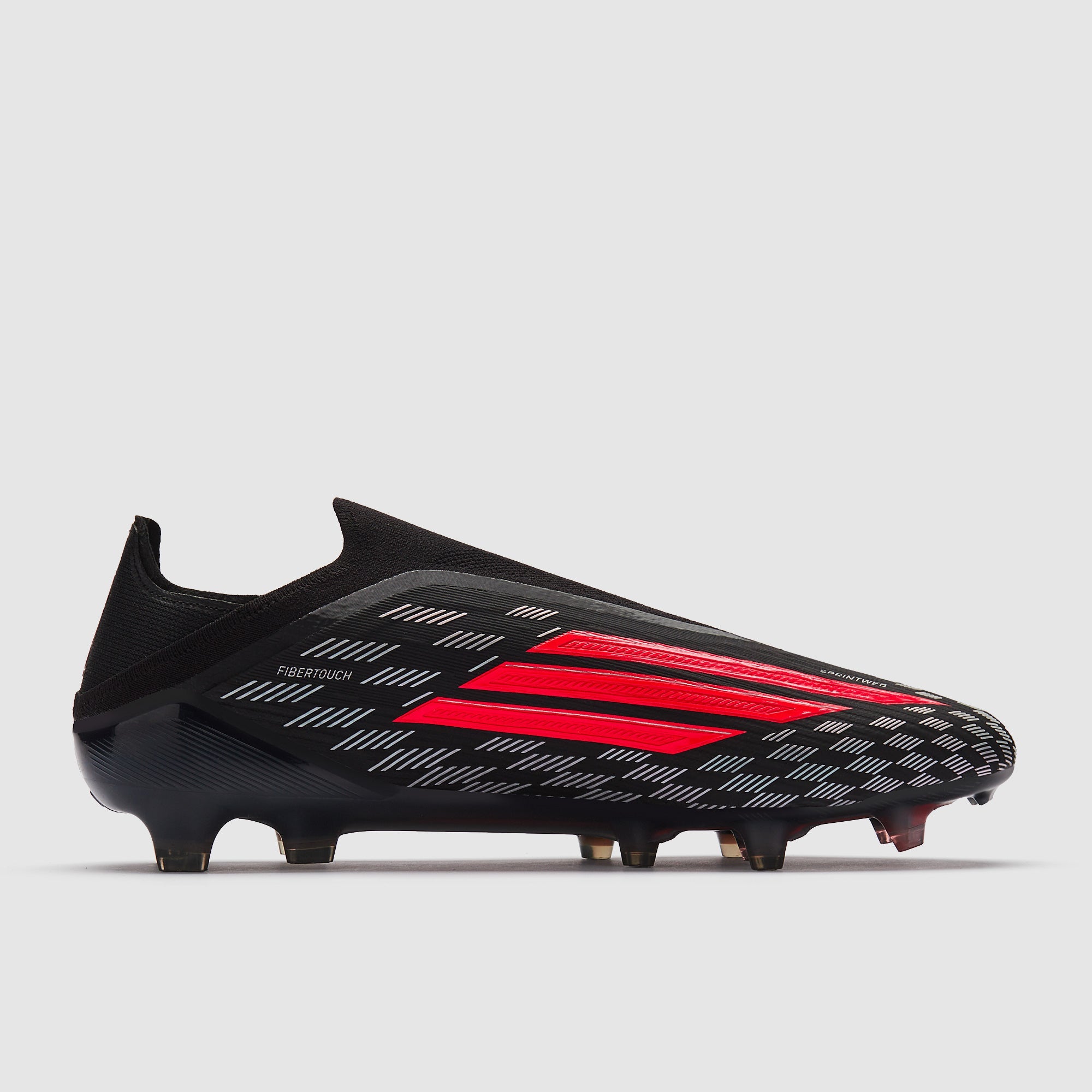 Adidas F50 Elite Laceless FG Football Boots Core Black/Lucid Red/Core Black