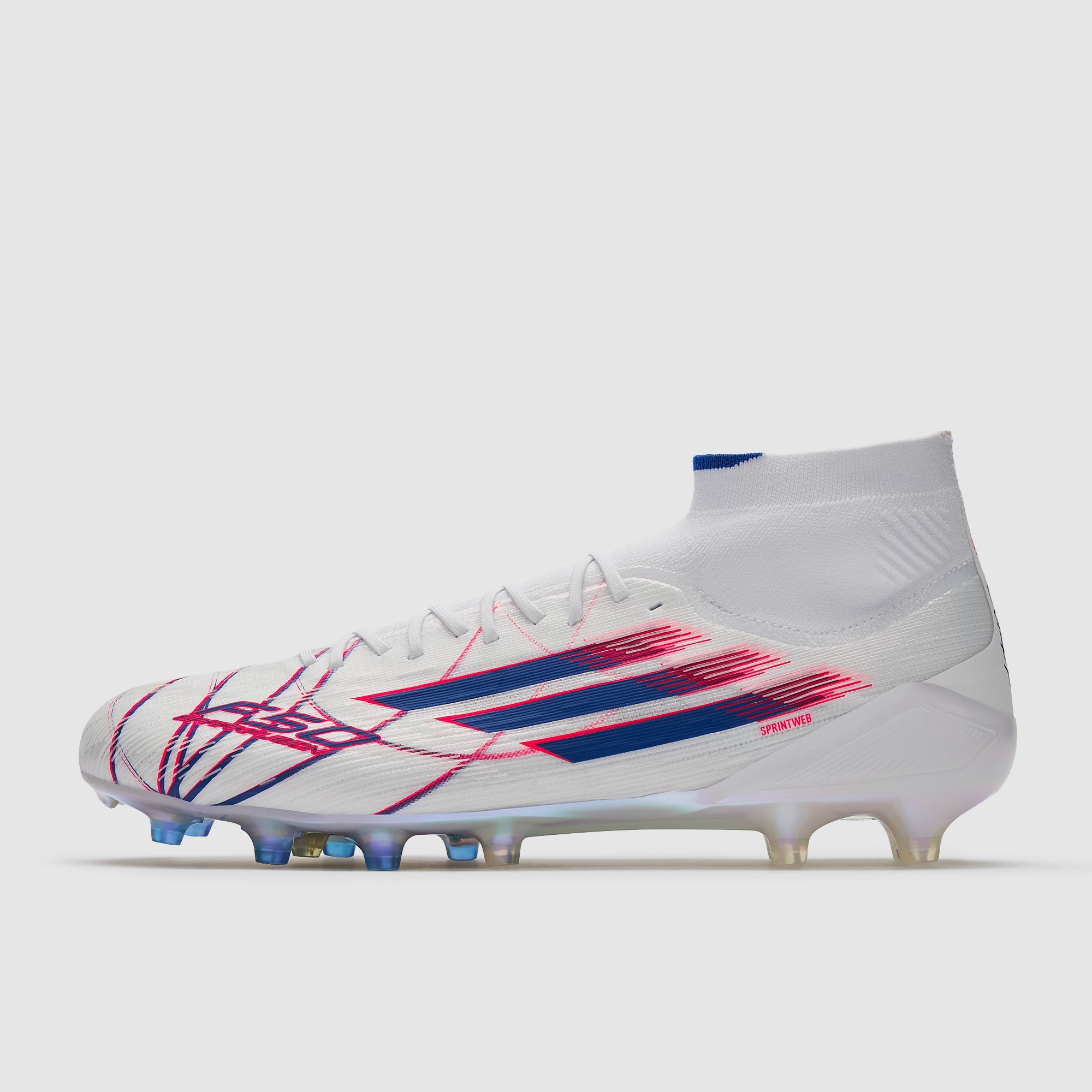 Adidas F50 Sparkfusion Elite FG/AG Football Boots Ftwr White/Team Royal Blue/Lucid Red