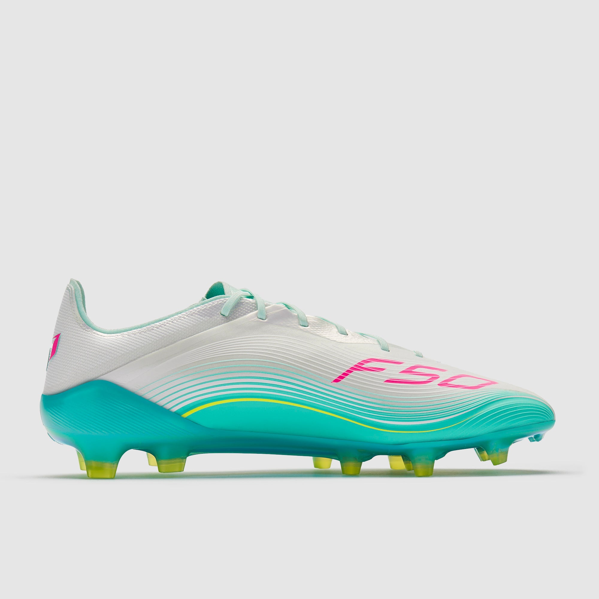 Adidas F50 Elite X Messi FG Football Boots Ftwr White/Lucid Pink/Flash Aqua