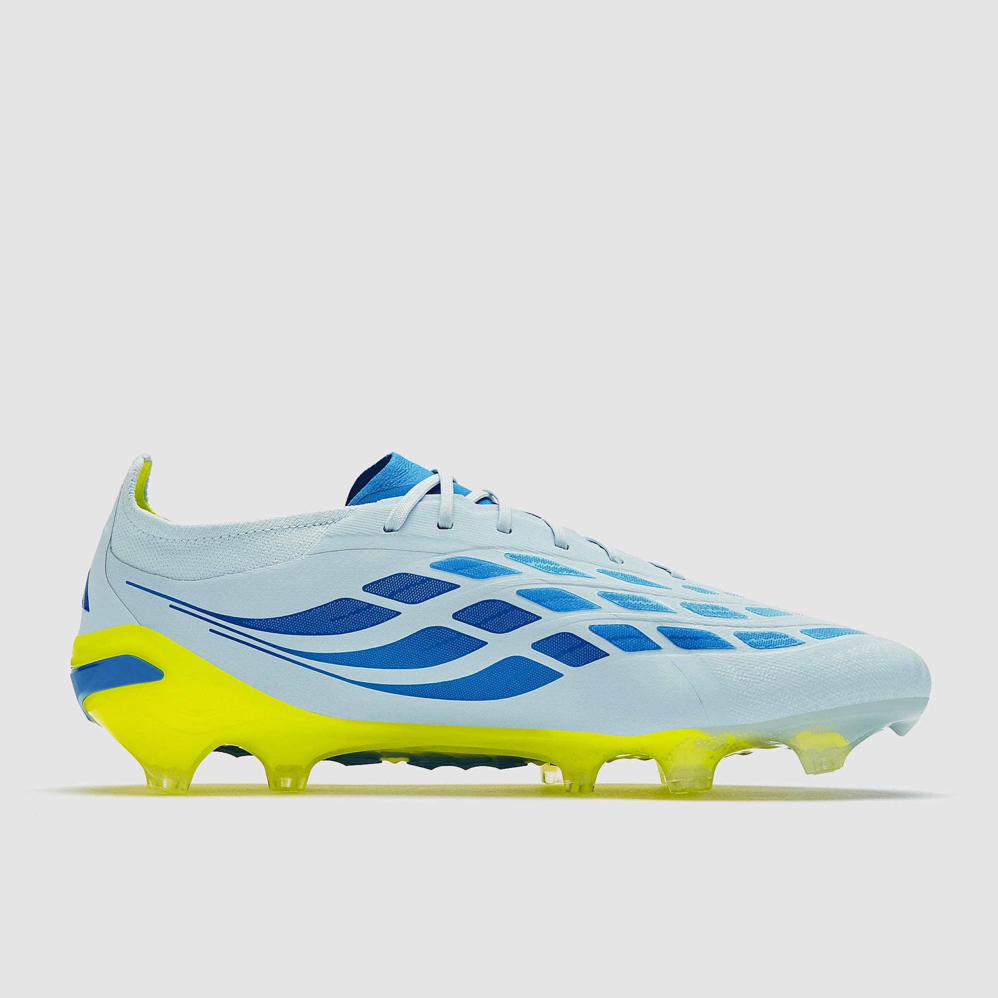Adidas Predator Elite FG Football Boots Crystal Sky/Ray Blue/Team Solar Yellow