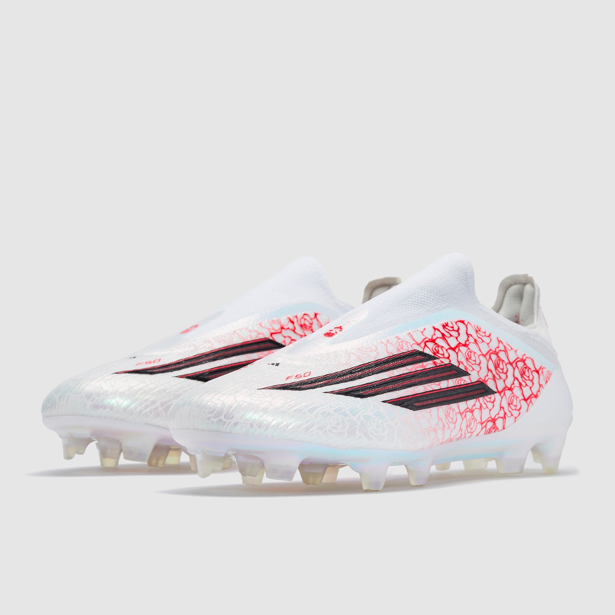 Adidas F50 Elite Laceless X Lamine Yamal FG Football Boots Ftwr White/Core Black/Lucid Red