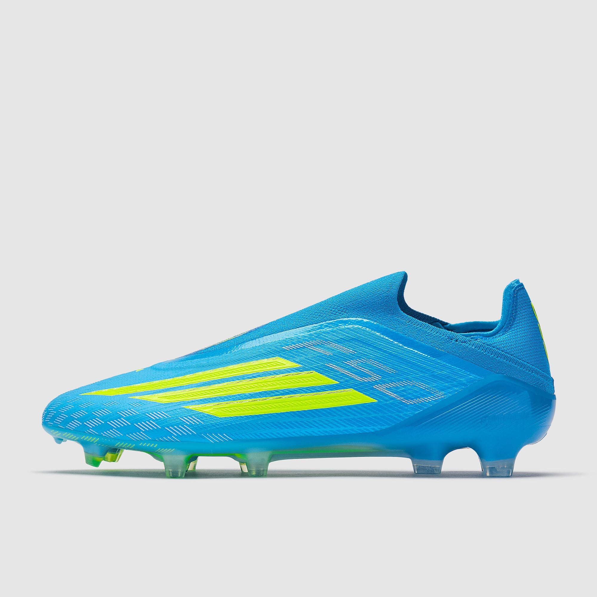 Adidas F50 Elite Laceless FG Football Boots Lucid Ray Blue/Team Solar Yellow/Lucid Aquamarine