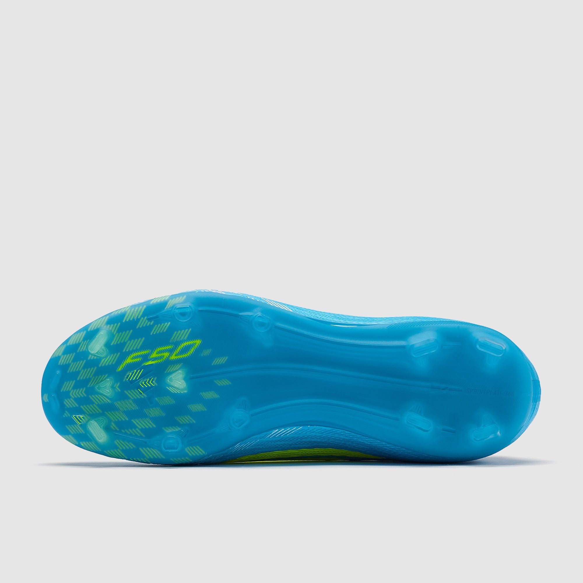 Adidas Kids F50 Elite Laceless FG Football Boots Lucid Ray Blue/Team Solar Yellow/Lucid Aquamarine