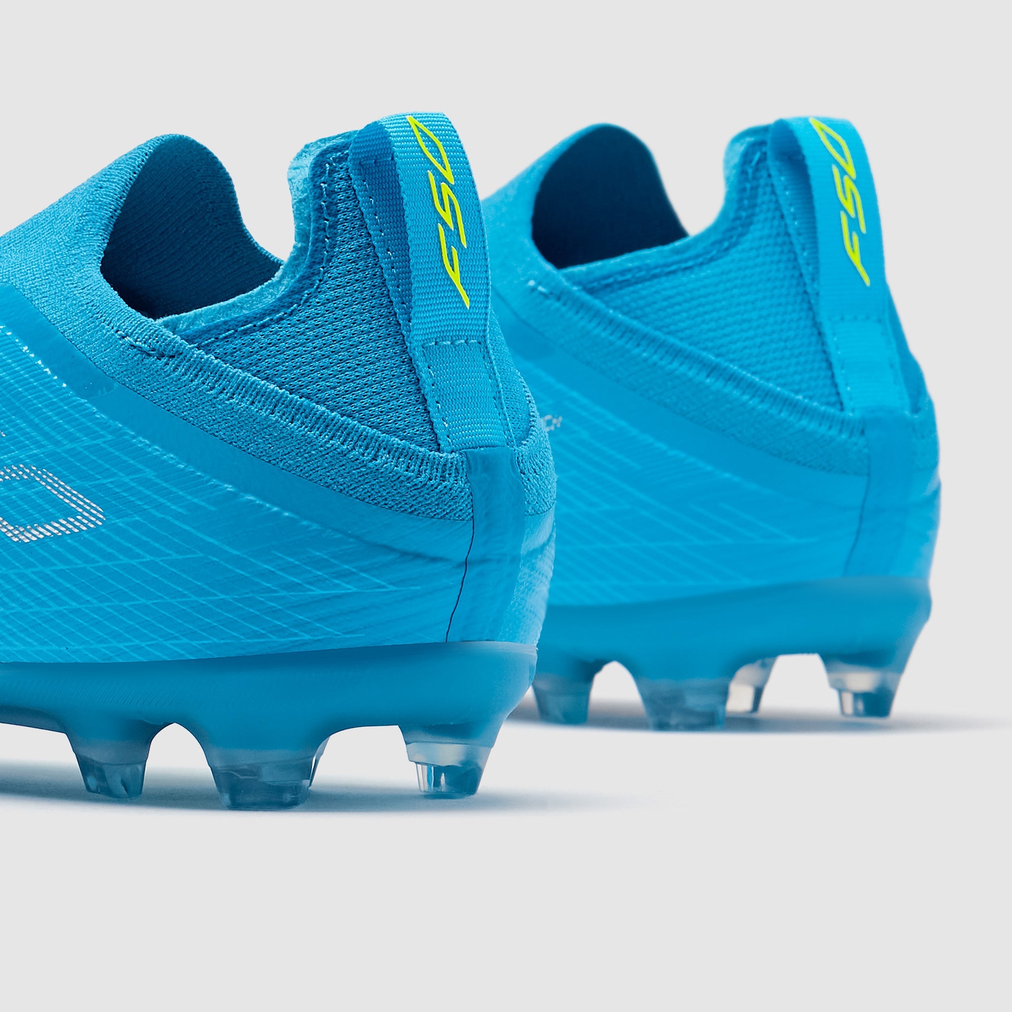 Adidas Kids F50 Elite Laceless FG Football Boots Lucid Ray Blue/Team Solar Yellow/Lucid Aquamarine
