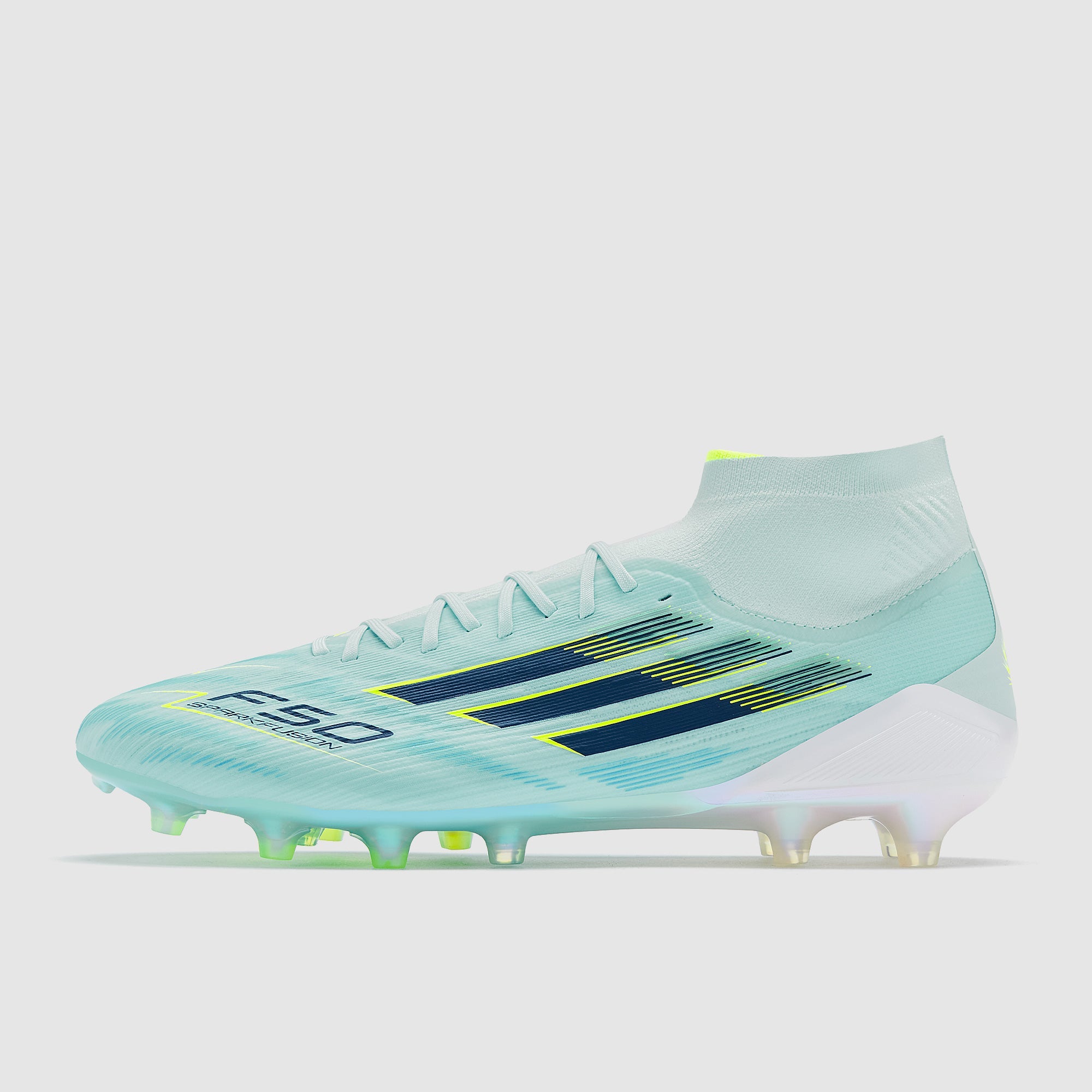 Adidas F50 Sparkfusion Elite FG/AG Football Boots Almost Blue/Dusky Petrol/Hi-Res Yellow