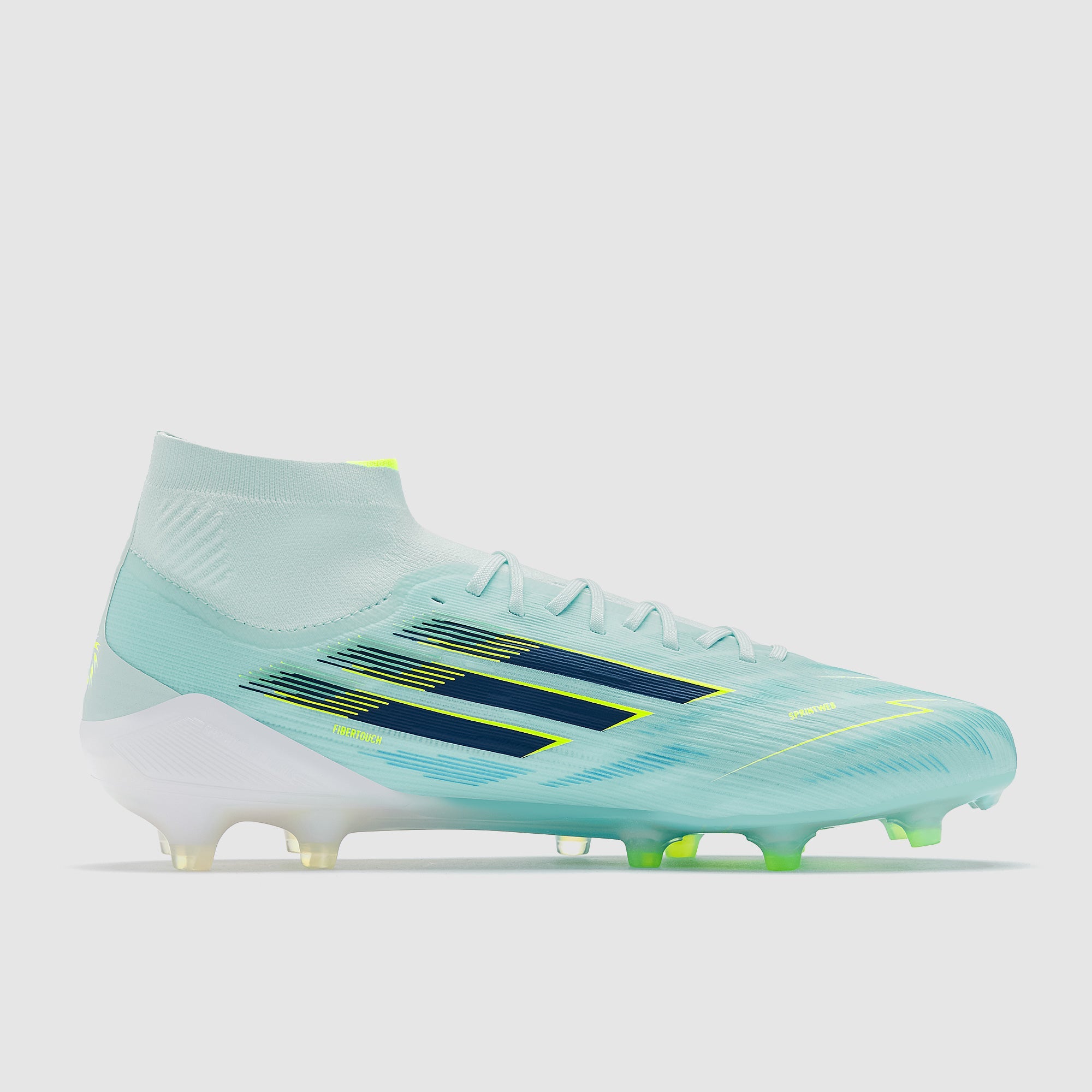 Adidas F50 Sparkfusion Elite FG/AG Football Boots Almost Blue/Dusky Petrol/Hi-Res Yellow