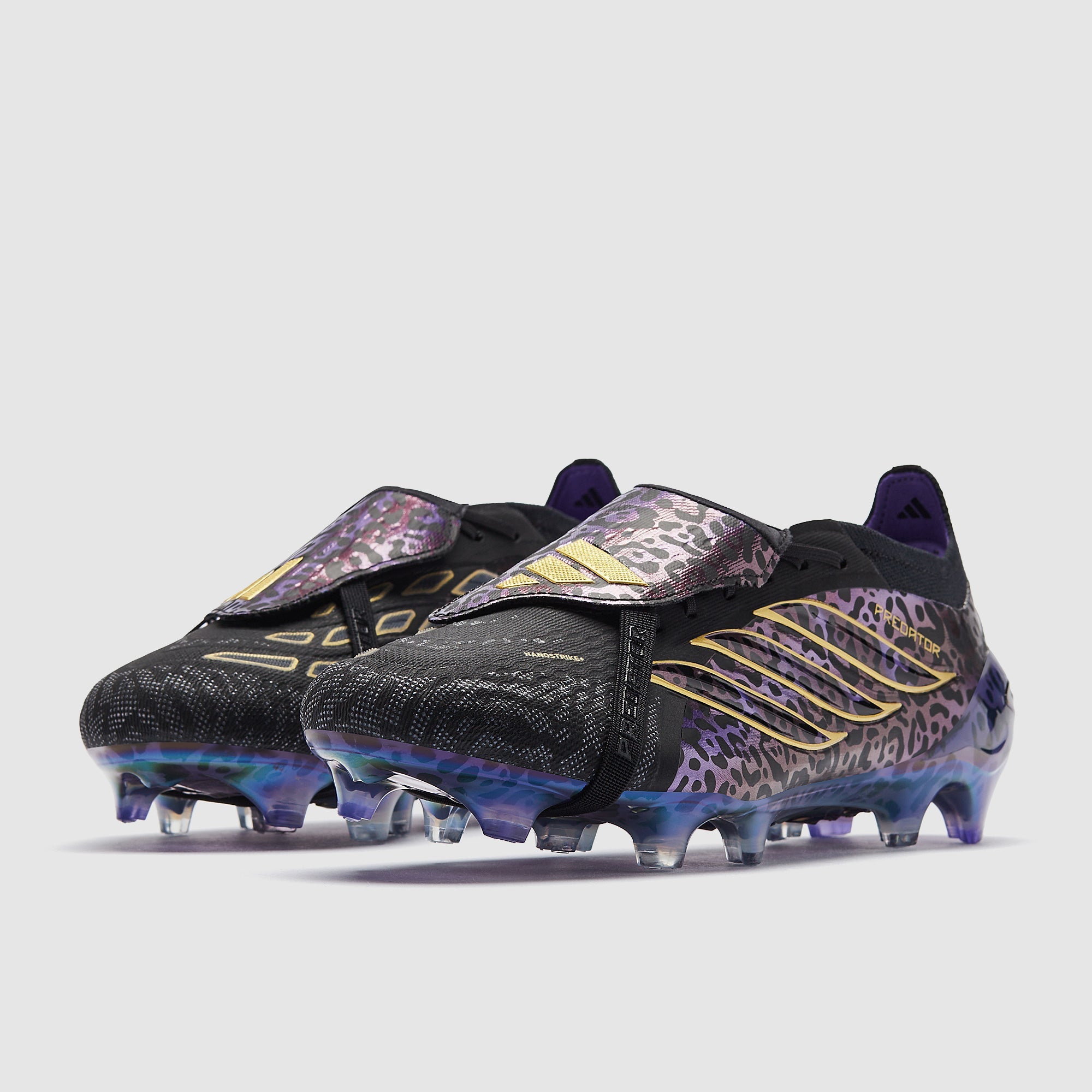 Adidas Predator Elite Tongue X Kaka FG Football Boots Core Black/Gold Metallic