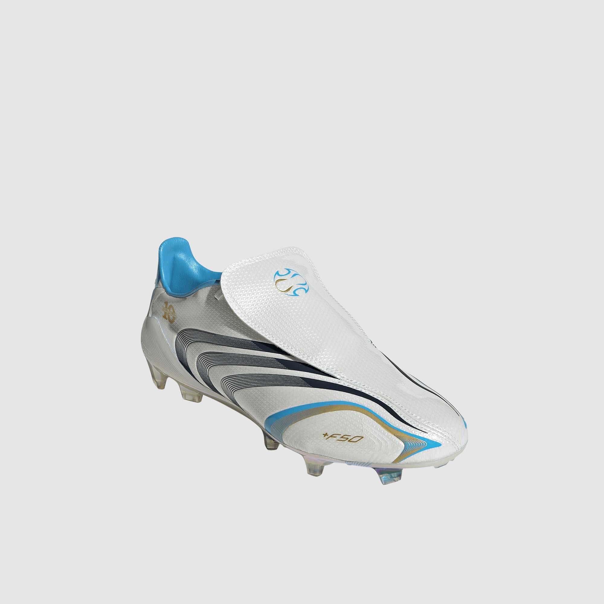 Adidas F50 Elite x Tunit FG Football Boots Core White/Night Navy/Gold Met.