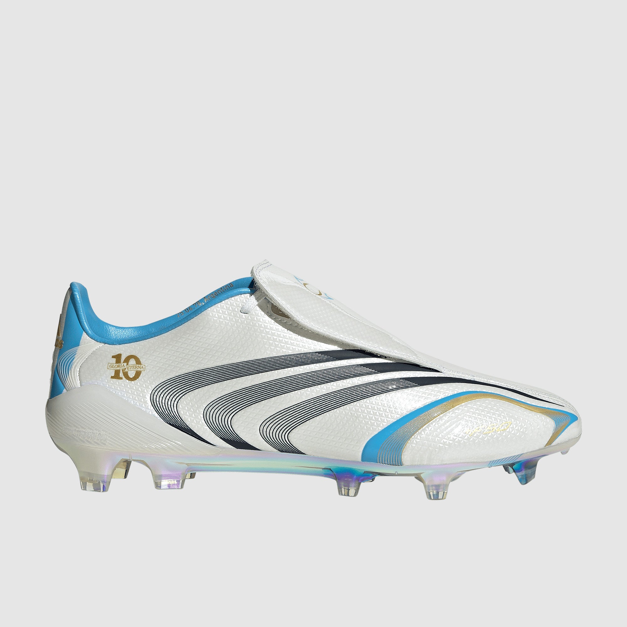 Adidas F50 Elite x Tunit FG Football Boots Core White/Night Navy/Gold Met.