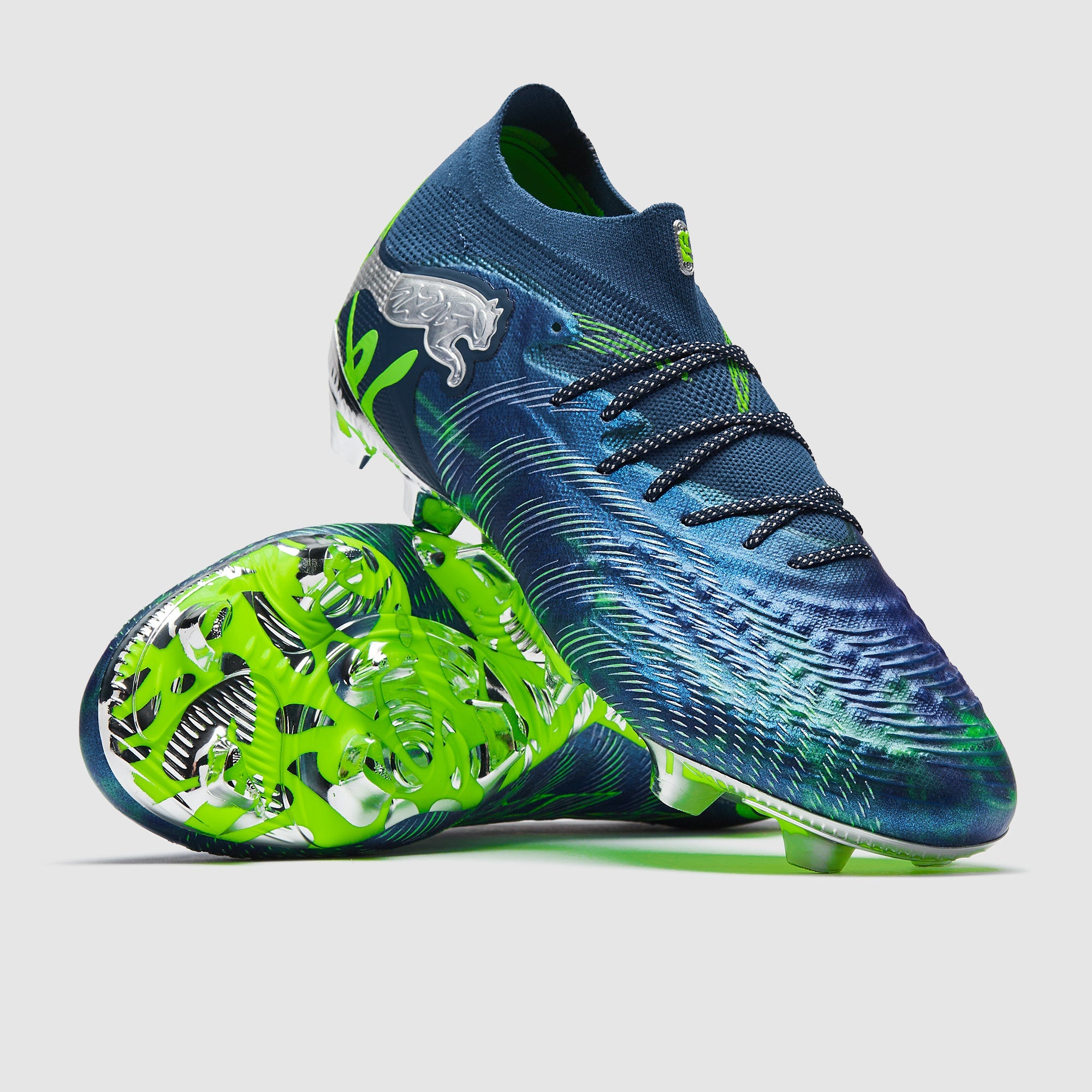 Puma Future 9 Ultimate FG Football Boots Persian Blue/Vivid Blue/Lapis Lazuli/Green Gecko/Puma Silver