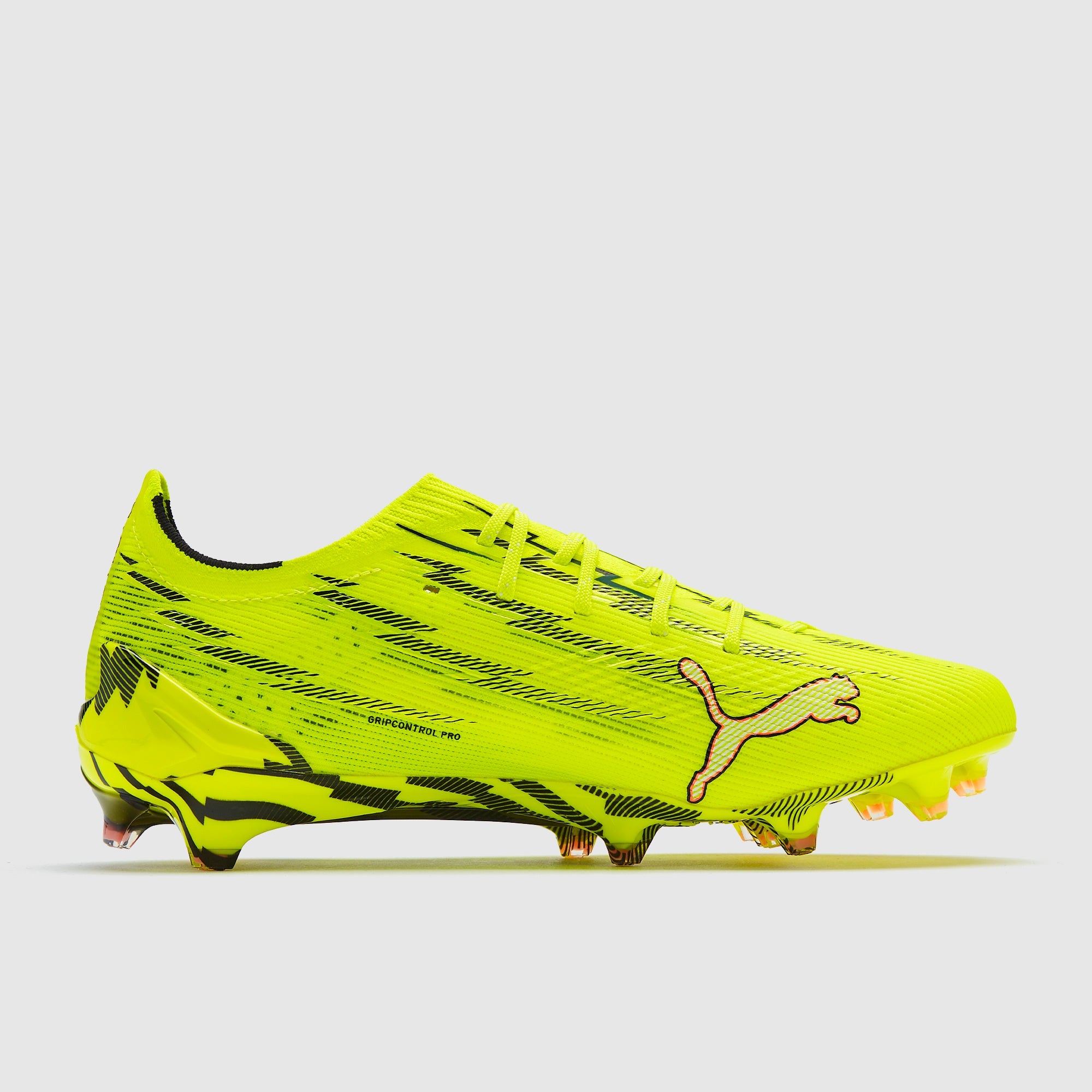 Puma Women's Ultra 6 Ultimate FG Football Boots Yellow Alert/Puma Black/Puma Silver/Glowing Red