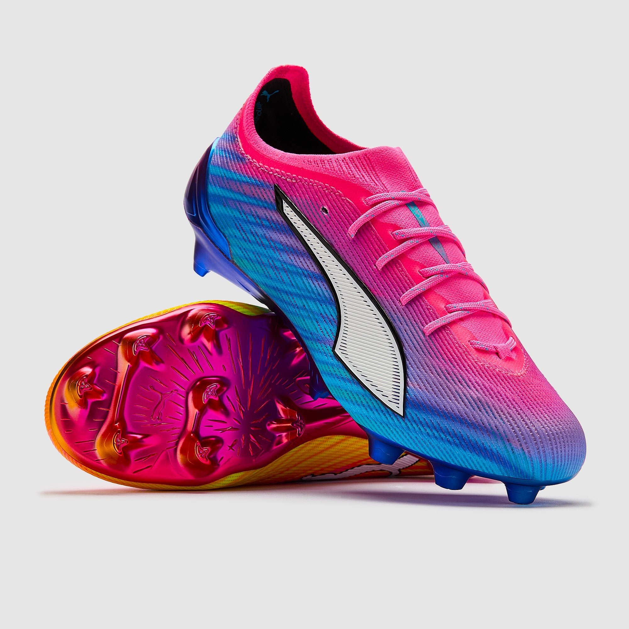 Puma Ultra 6 Ultimate FG/AG Football Boots Poison Pink/Puma Black/Sun Stream/Bright Aqua
