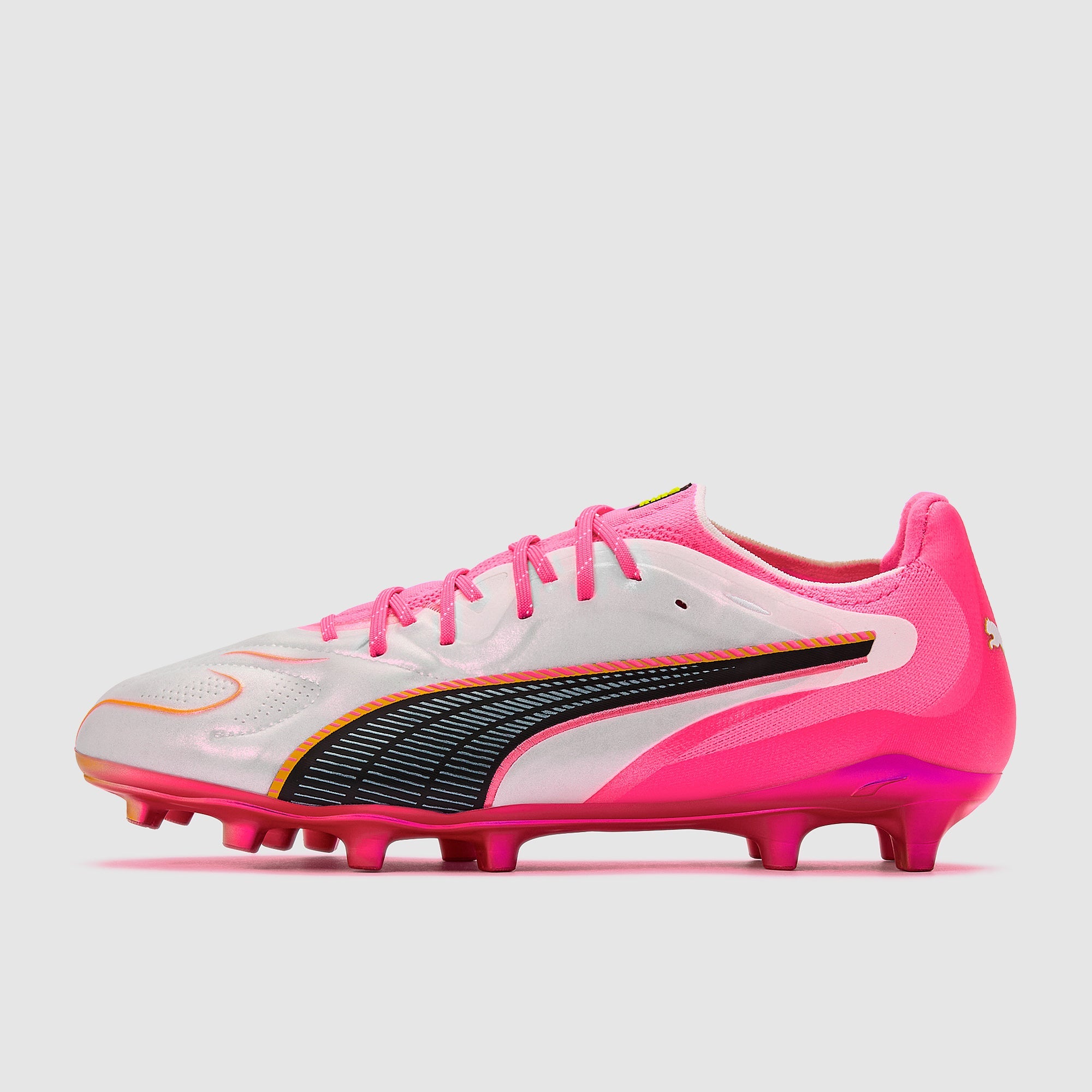 Puma King 20 Ultimate FG/AG Football Boots Puma White/Poison Pink/Bright Aqua