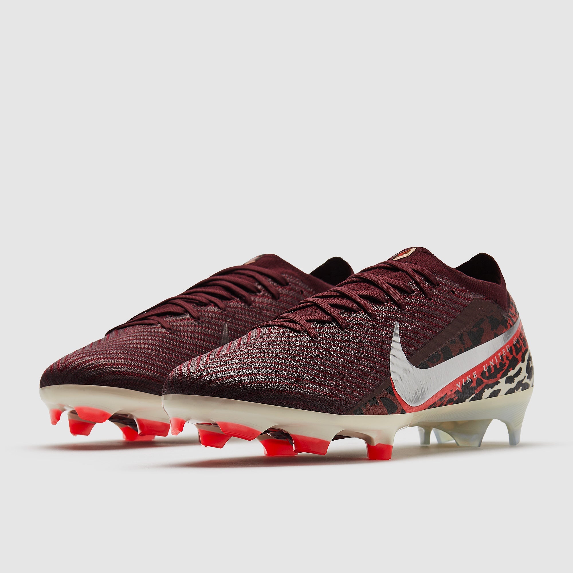 Nike Air Zoom Mercurial Vapor XVI Elite FG Football Boots Burgundy Crush/Mtlc Silver/Univ Red/Fossil