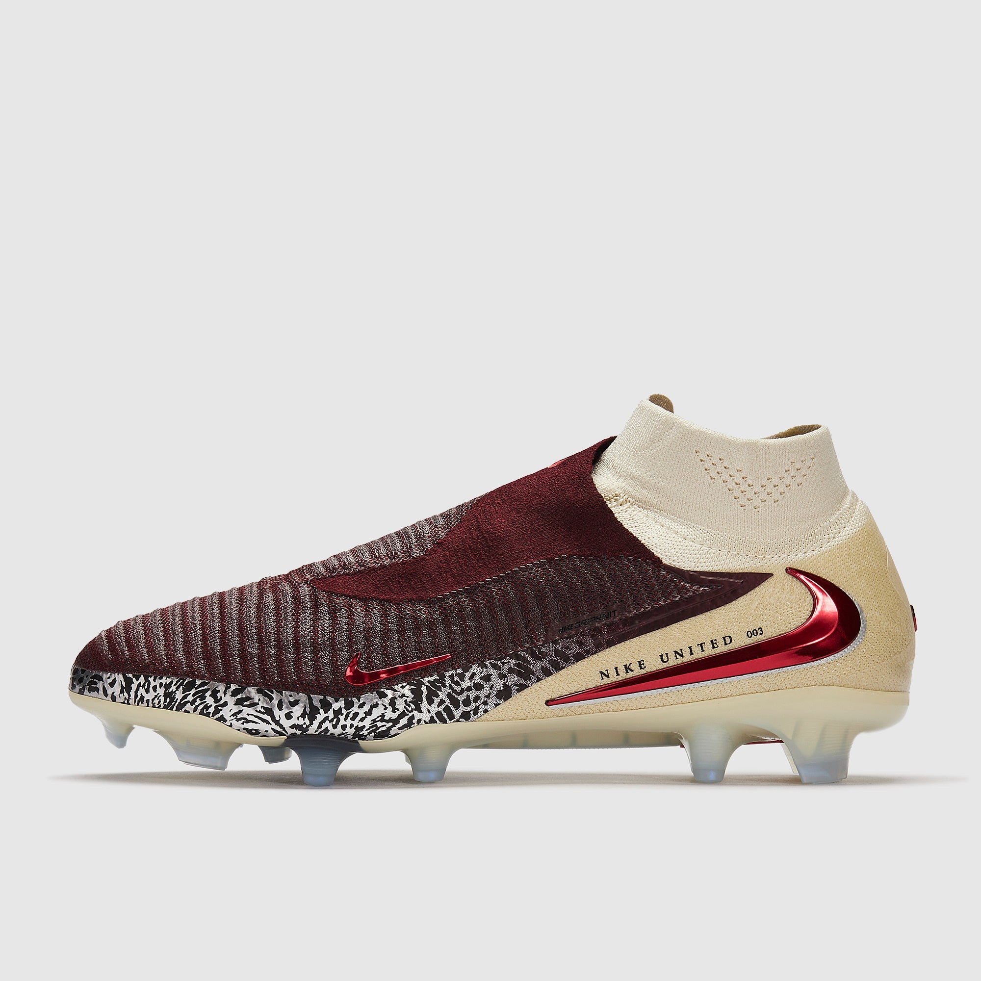 Nike Phantom 6 Elite FG Football Boots Burgundy Crush/Univ Red/Fossil