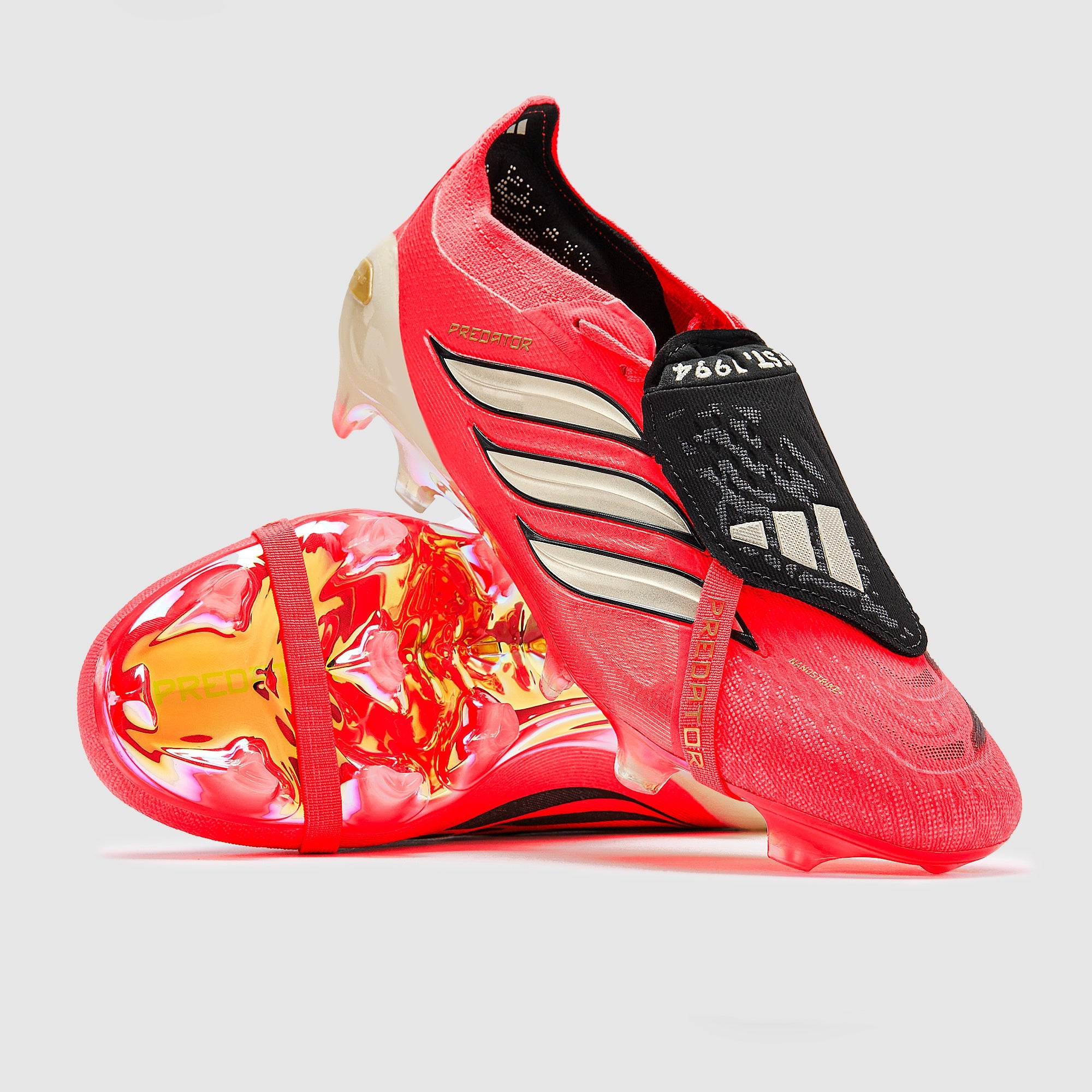 Adidas Predator Elite Tongue FG Football Boots Solar Turbo/Thermal Chrome/Core Black