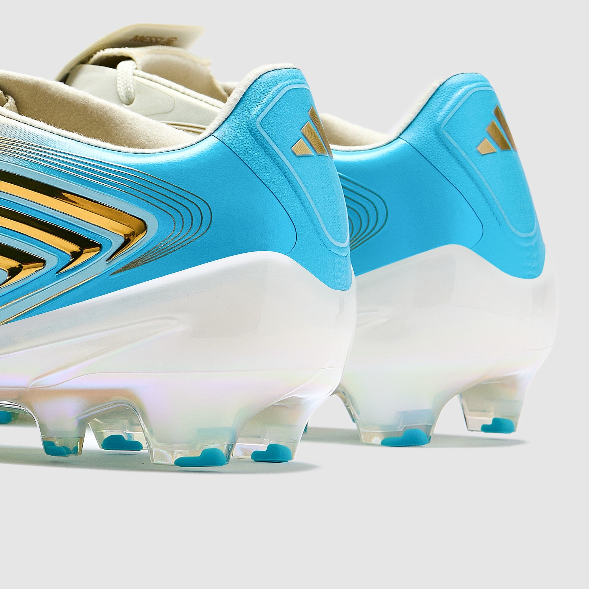 Adidas F50 Elite x Messi FG Football Boots Ivory/Semi Blue Burst/Icey Blue