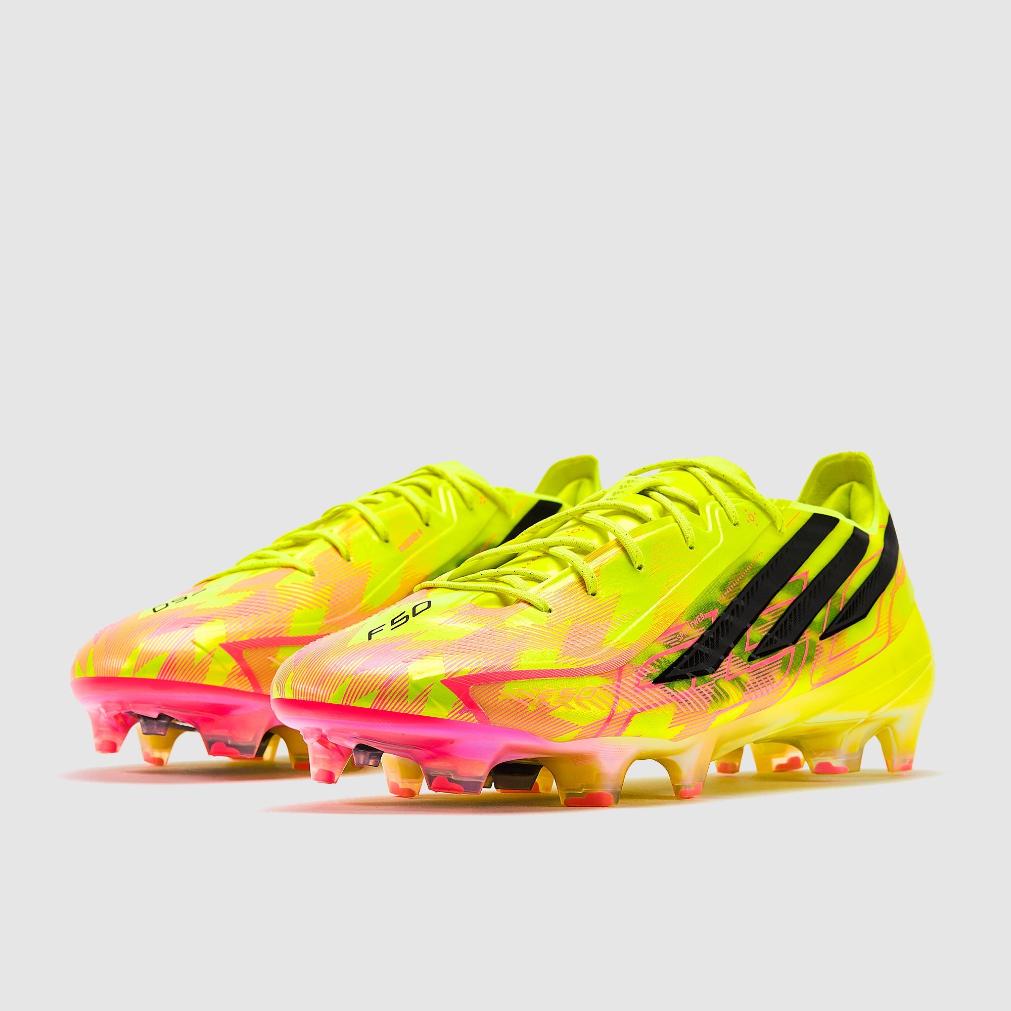 Adidas F50 Hyperfast Elite FG Football Boots Team Solar Yellow 2/Core Black/Solar Turbo