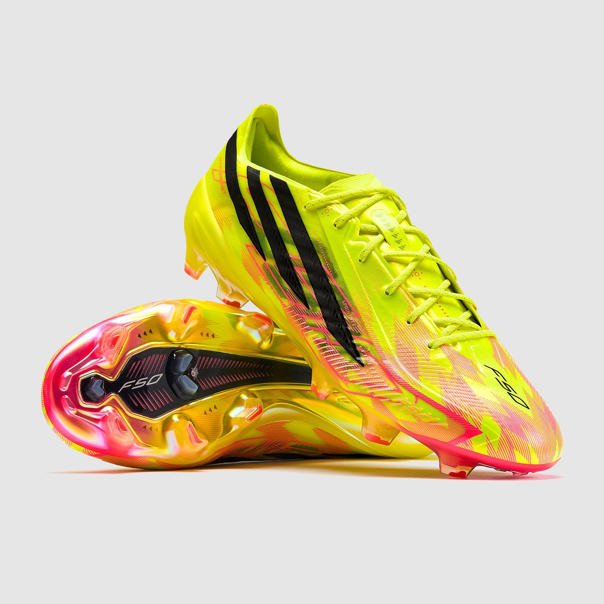 Adidas F50 Hyperfast Elite FG Football Boots Team Solar Yellow 2/Core Black/Solar Turbo