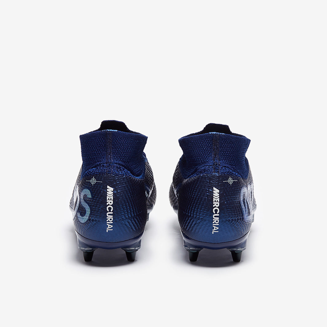 Nike Dream Speed Mercurial Superfly VII Elite SG-PRO AC Football Boots Blue Void/Volt/White