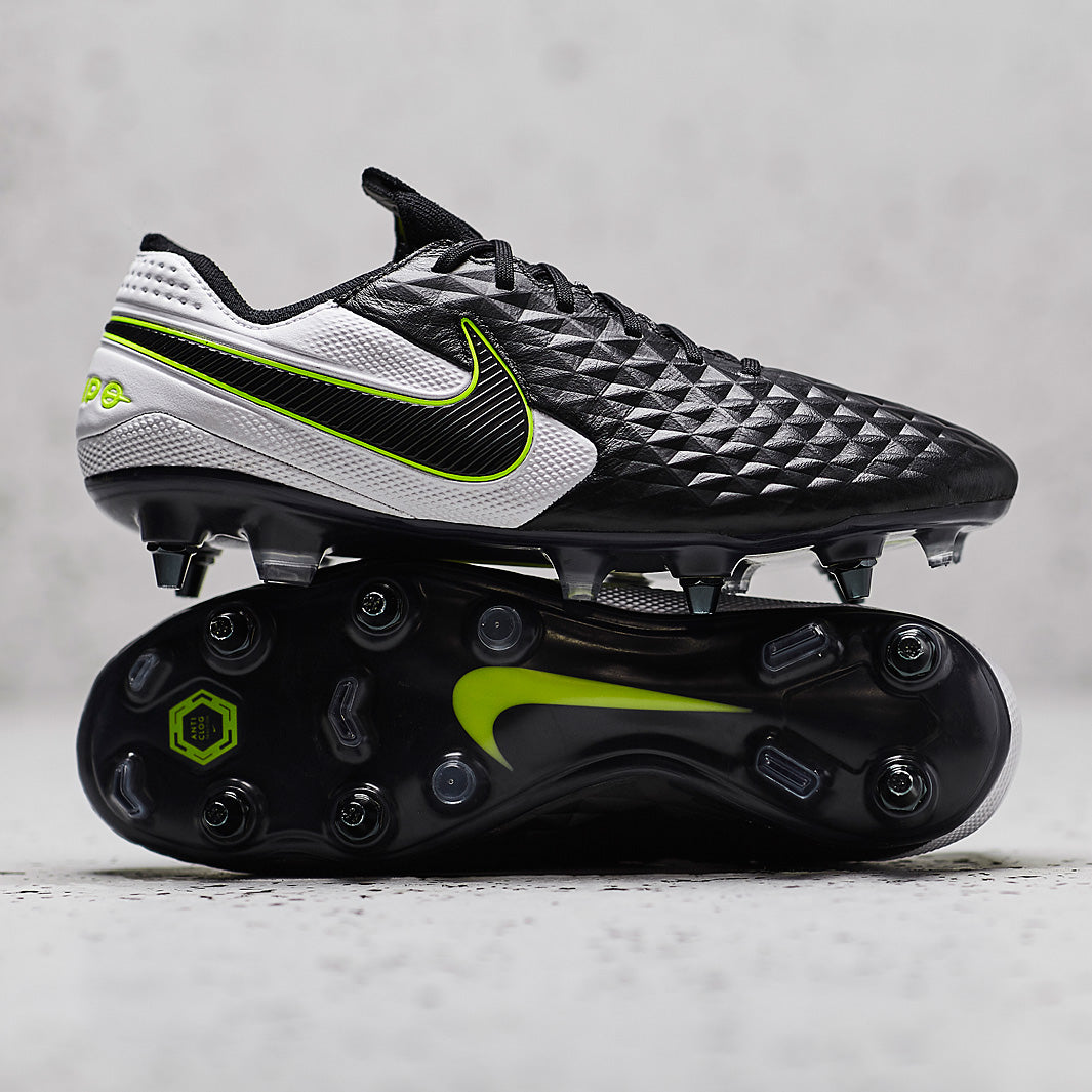 Nike Tiempo Legend VIII Elite SG-PRO AC Football Boots Black/White