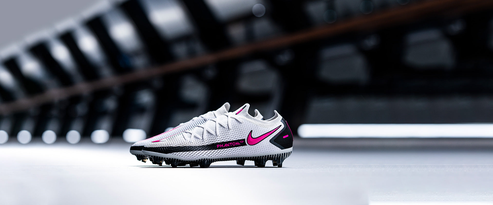 Nike Phantom GT Elite FG Football Boots White/Pink Blast/Black