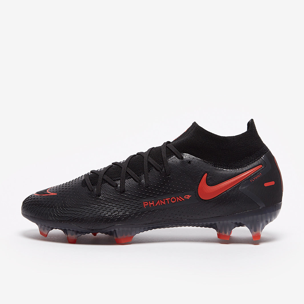 Nike Phantom GT Elite DF FG Football Boots Black/Chile Red/Dark Smoke Grey
