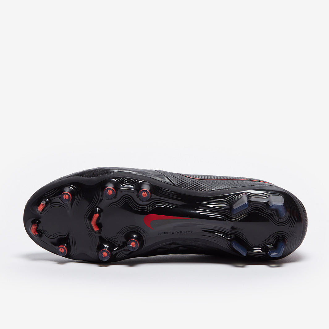 Nike Tiempo Legend VIII Elite FG Football Boots Black/Dark Smoke Grey/Chile Red