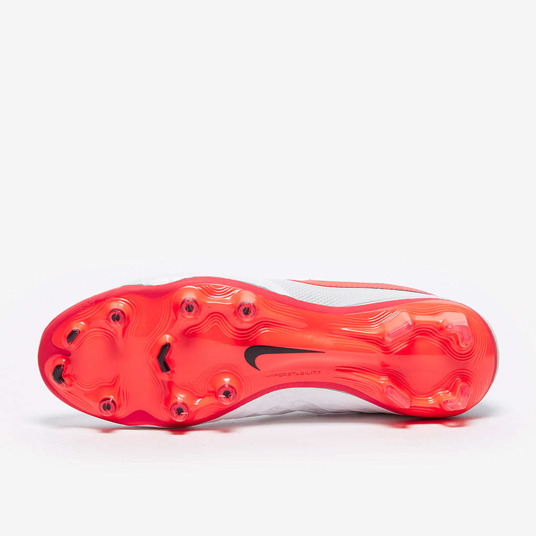 Nike Tiempo Legend VIII Elite FG Football Boots White/Flash Crimson/Photon Dust