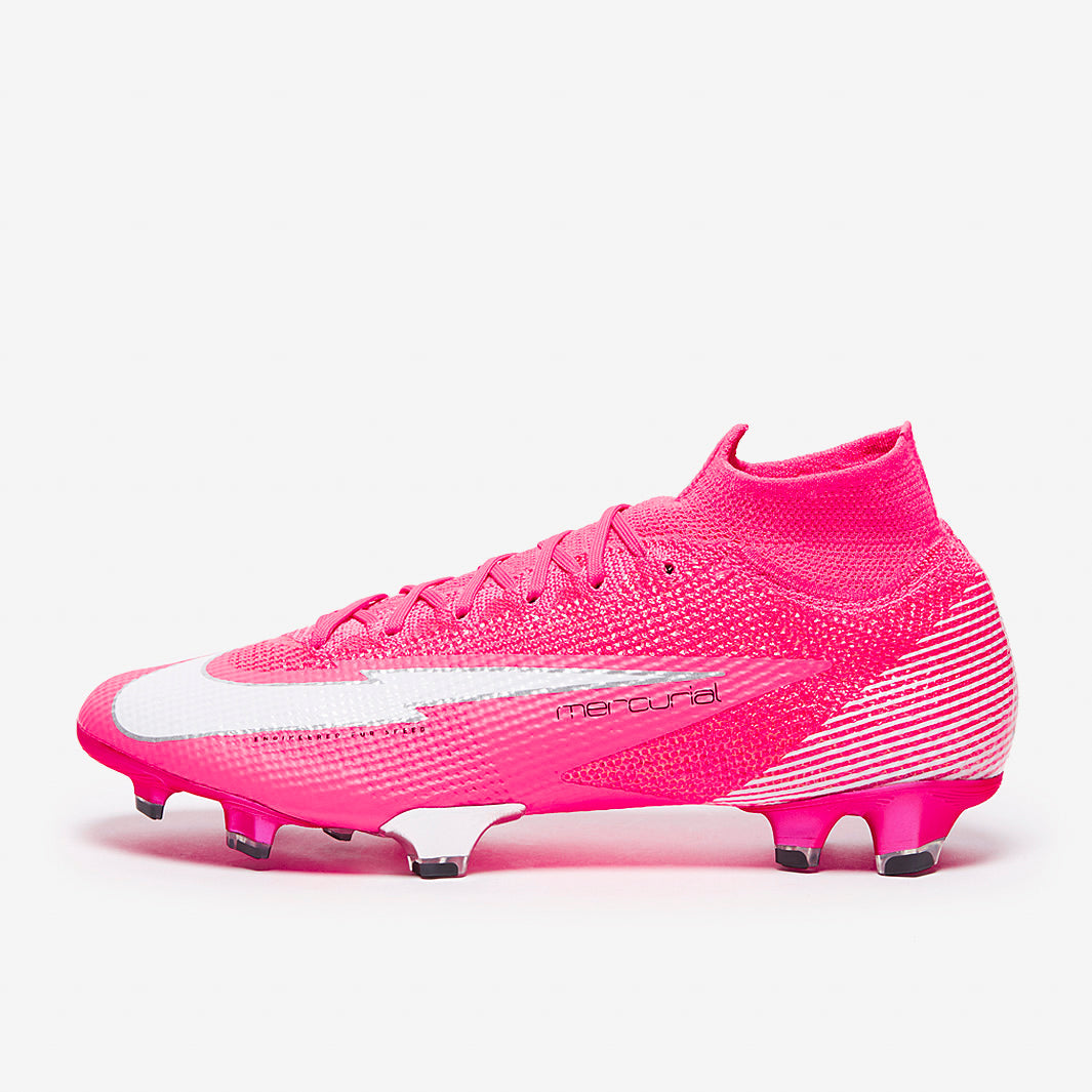 Nike Mercurial Superfly VII Elite FG x Mbappé Football Boots Pink Blast/White/Black