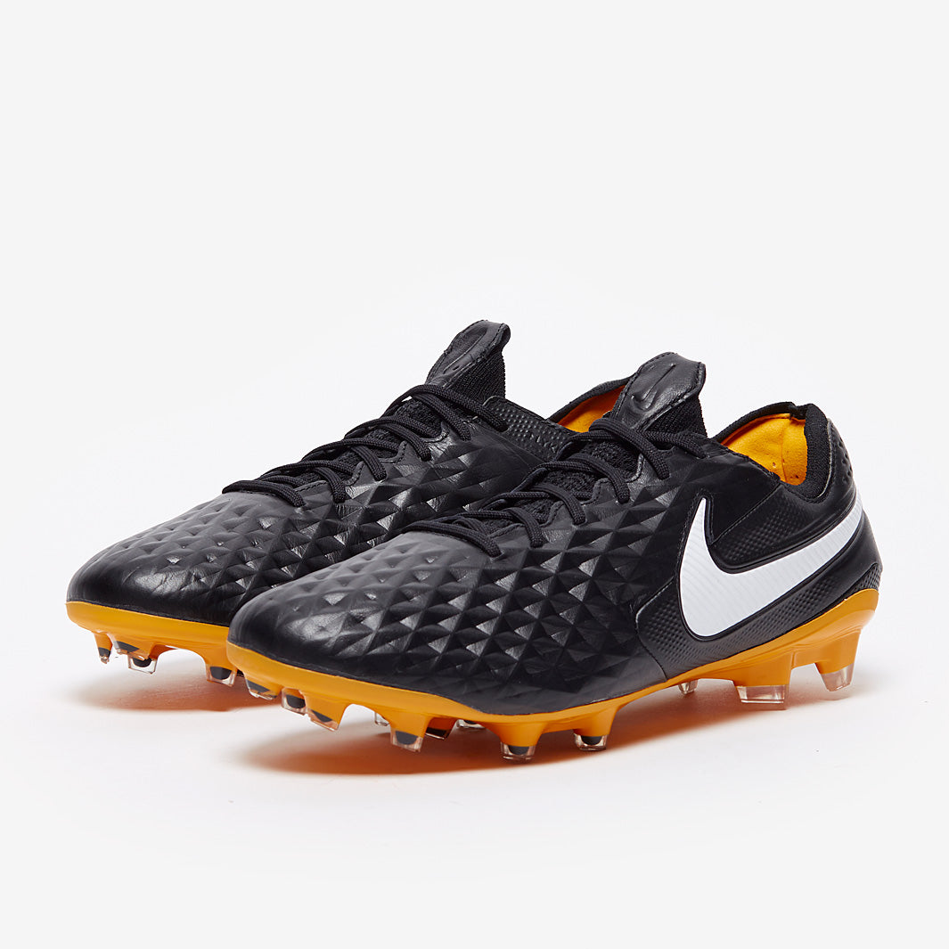 Nike Tiempo Legend VIII Elite Tech Craft FG Football Boots Black/White/Gold