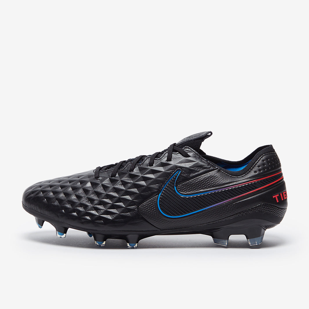 Nike Tiempo Legend VIII Elite FG Football Boots Black/Siren Red/Light Photo Blue