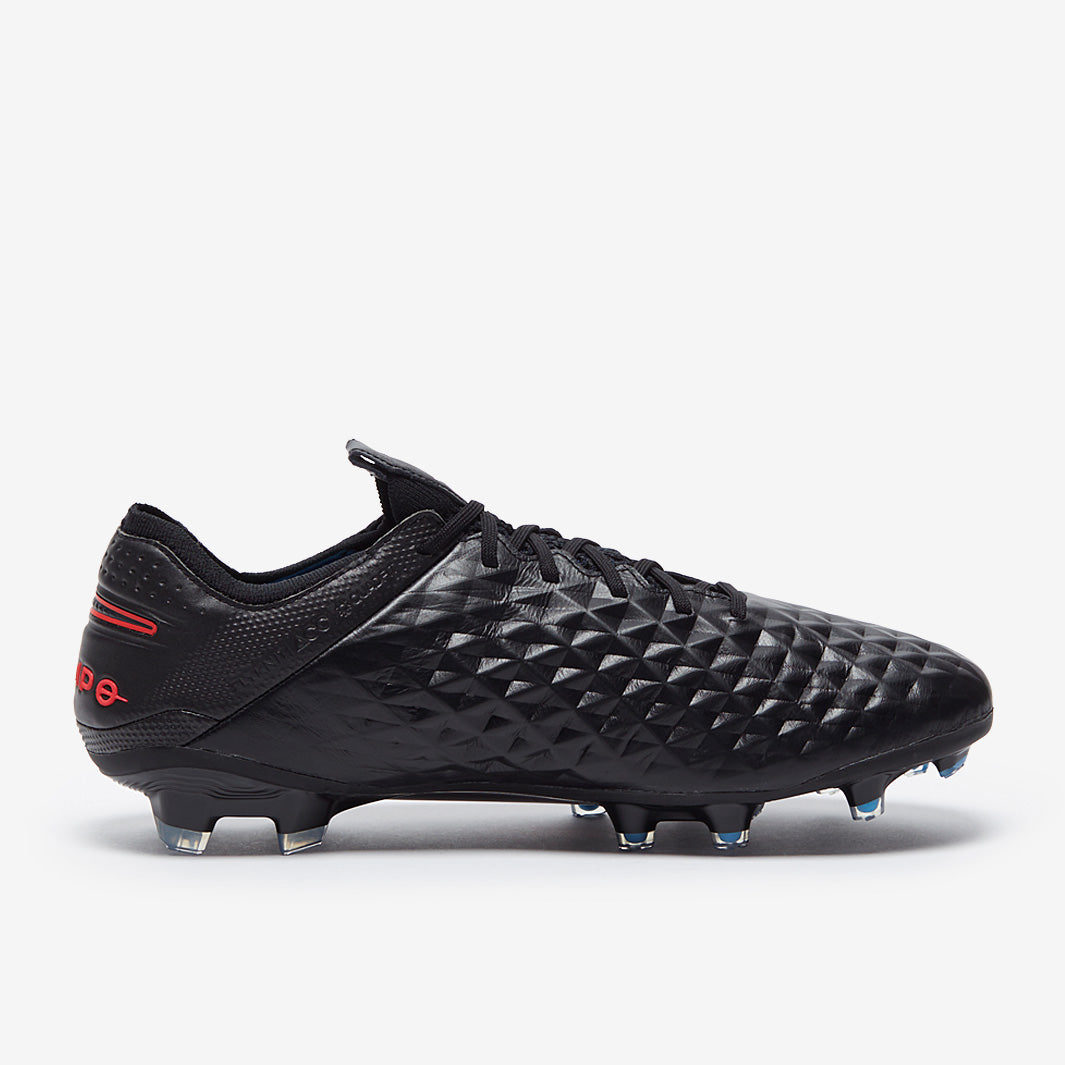 Nike Tiempo Legend VIII Elite FG Football Boots Black/Siren Red/Light Photo Blue