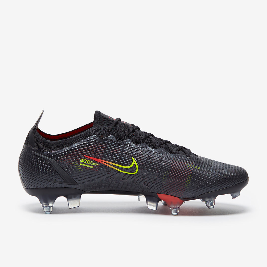 Nike Mercurial Vapor 14 Elite SG-PRO Anti-Clog Football Boots Black/Cyber/Off Noir