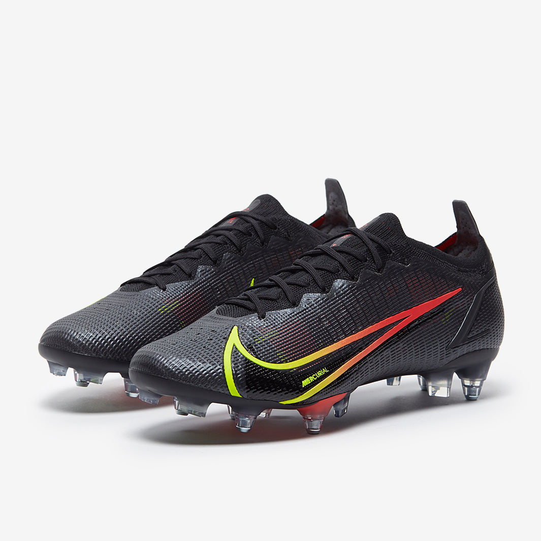 Nike Mercurial Vapor 14 Elite SG-PRO Anti-Clog Football Boots Black/Cyber/Off Noir